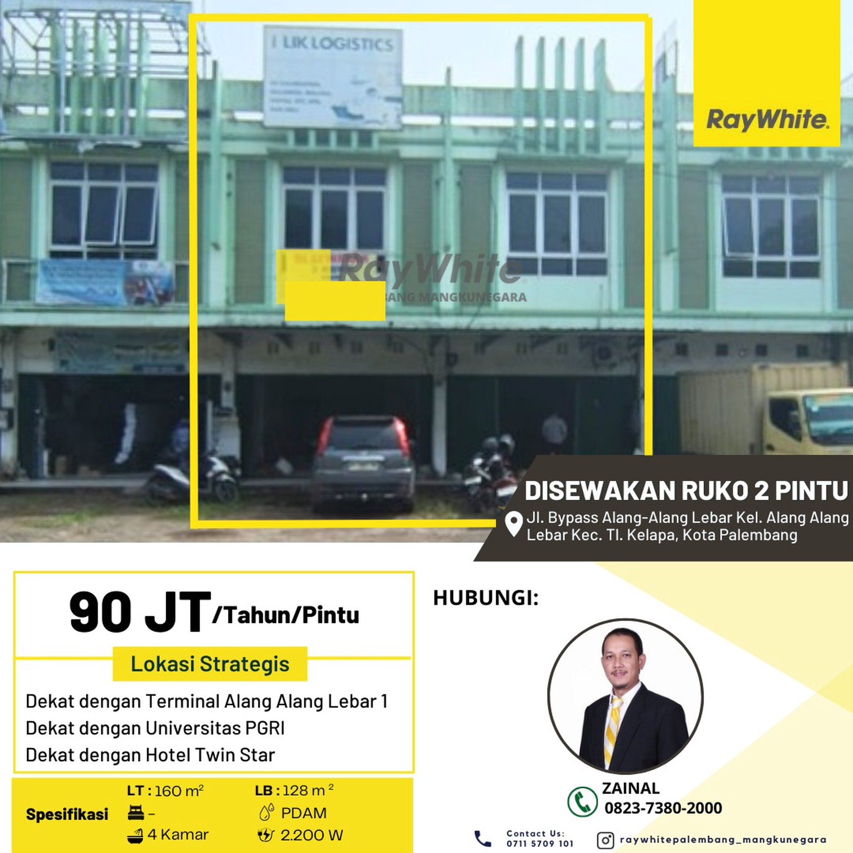 DI SEWAKAN 2 RUKO GANDENG AREA STRATEGIS PERGUDANGAN