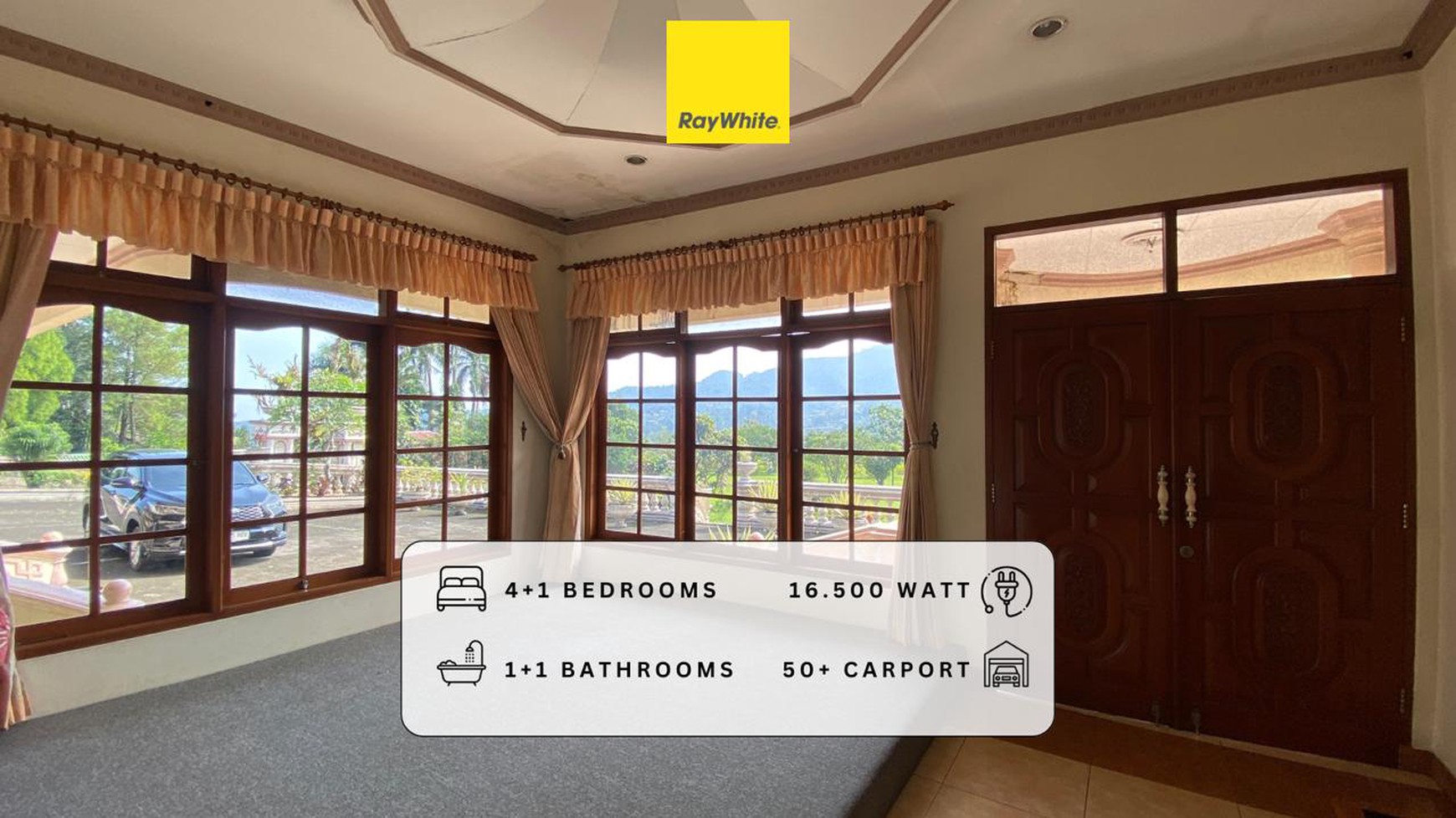 Dijual Cepat! Villa Mewah+Ruko di Jalan Raya Puncak, Jawa Barat