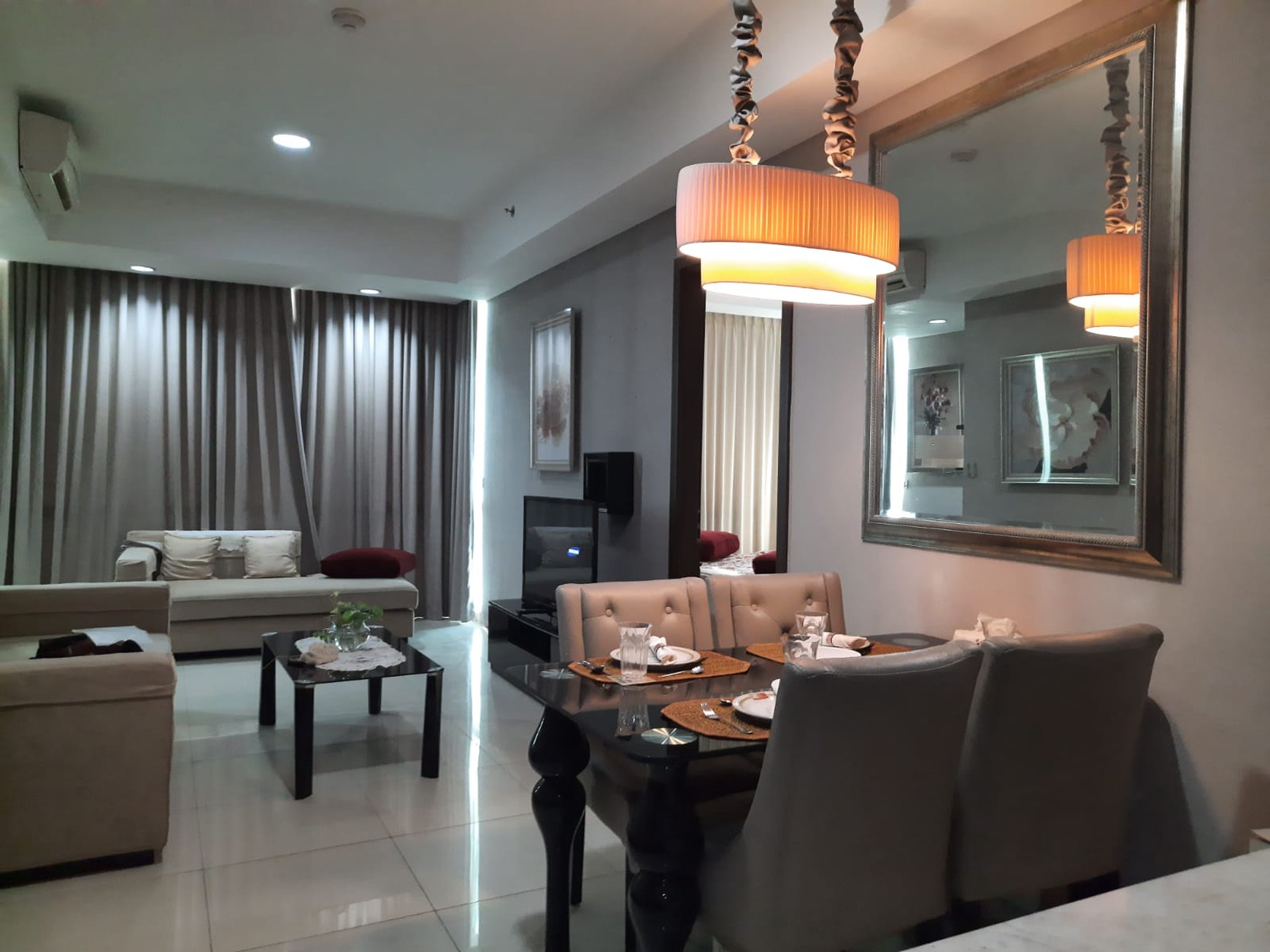 Apartemen Kemang Village Full Furnished di Jakarta Selatan Lokasi Strategis dengan KT 2+1 KM 2+1
