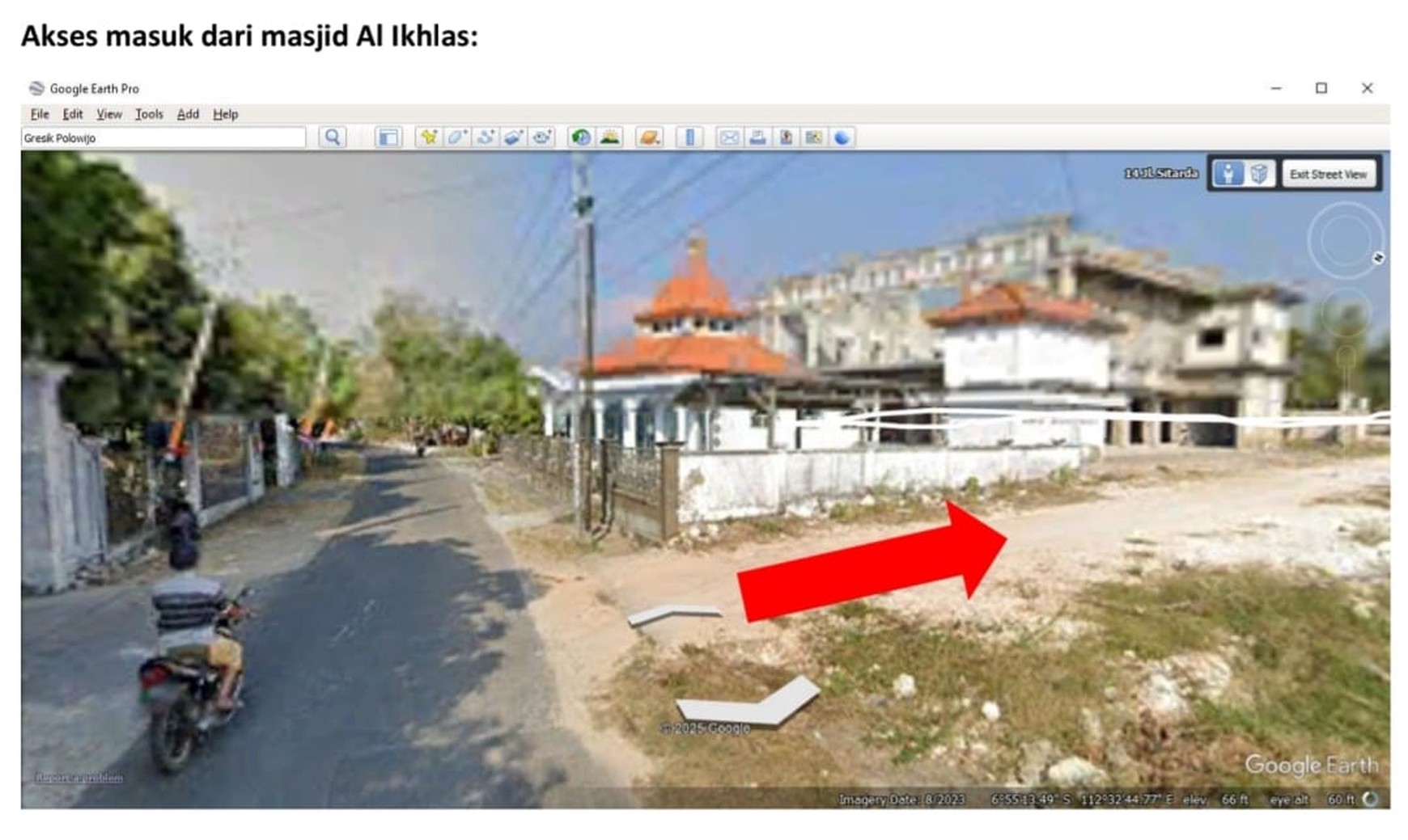 Dijual Tanah Perkebunan Gresik Sertifikat SHM Akses Truk