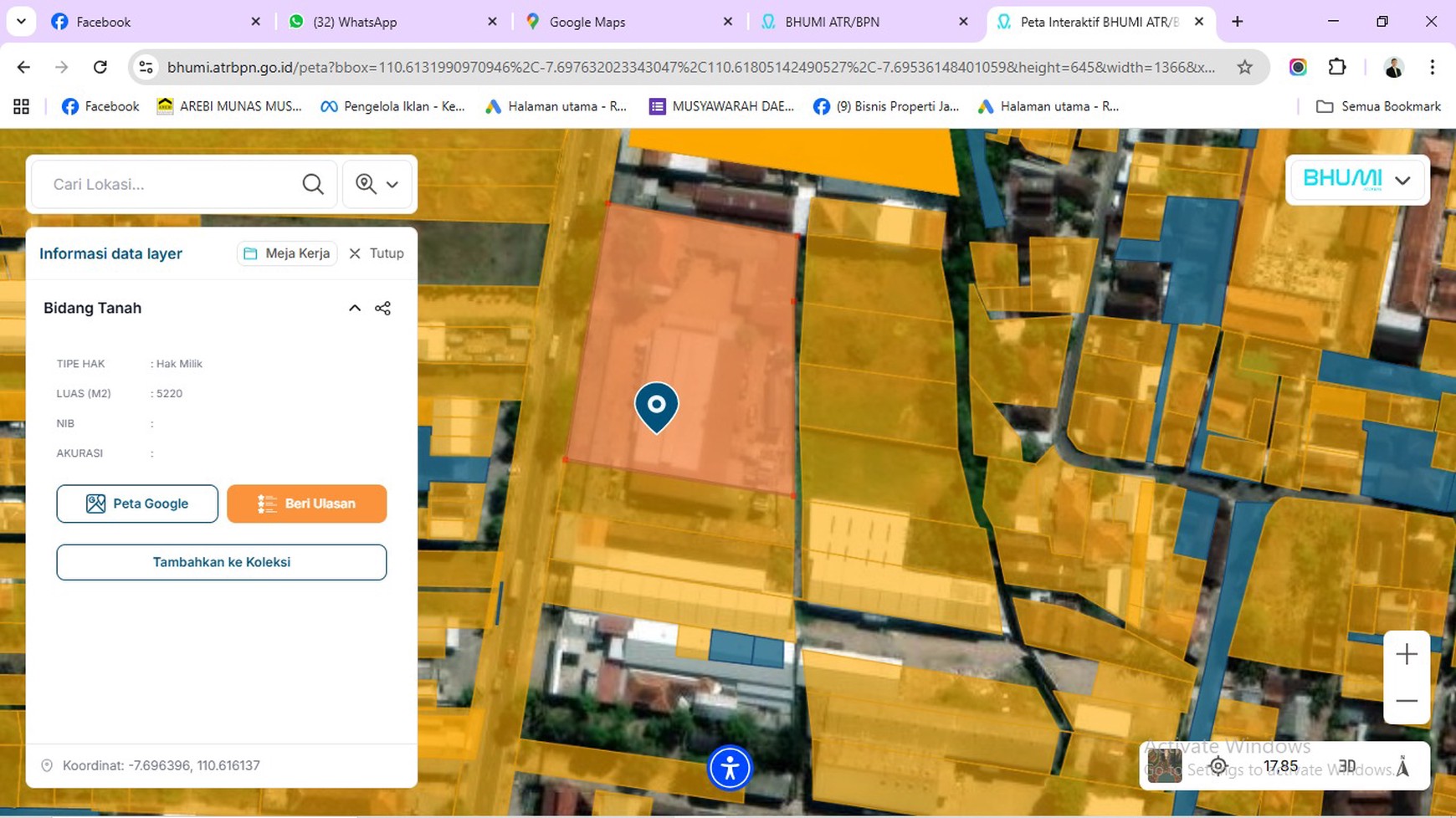 Dijual Cepat Gedung 1 Lantai Strategis Karanganom Klaten - SHM