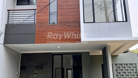 Rumah Hoek 2 Lantai Baru Siap Huni Kucica Bintaro Sektor 9 Dalam Cluster