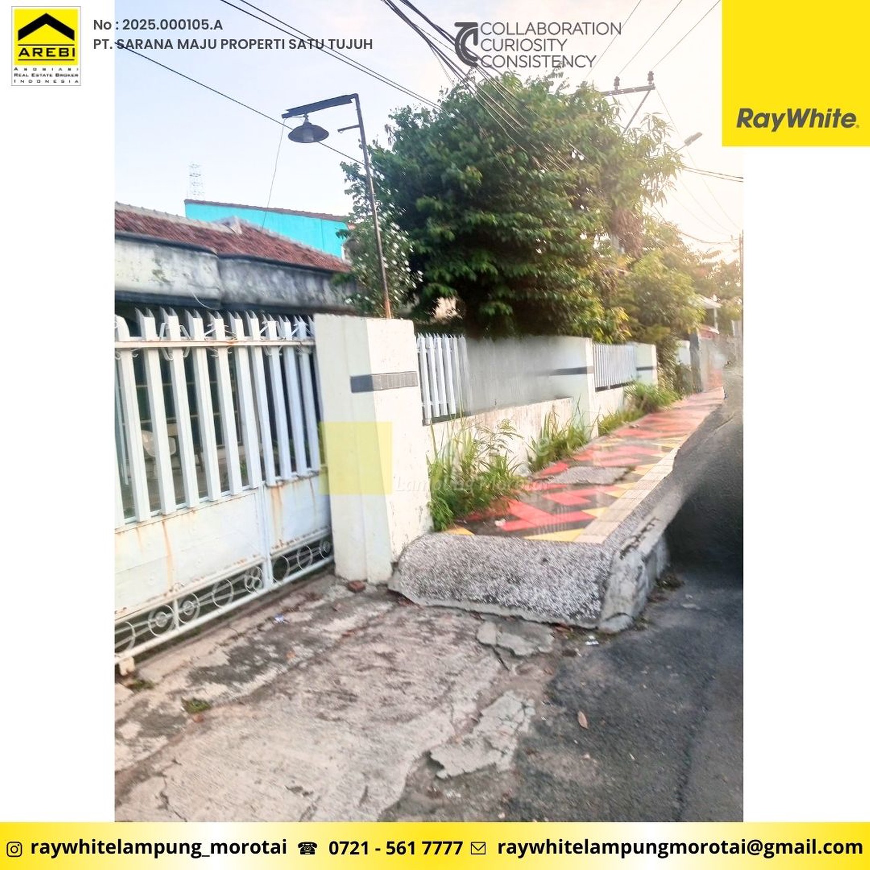 rumah 388 m2 di pahoman bandar lampung dekat stadion