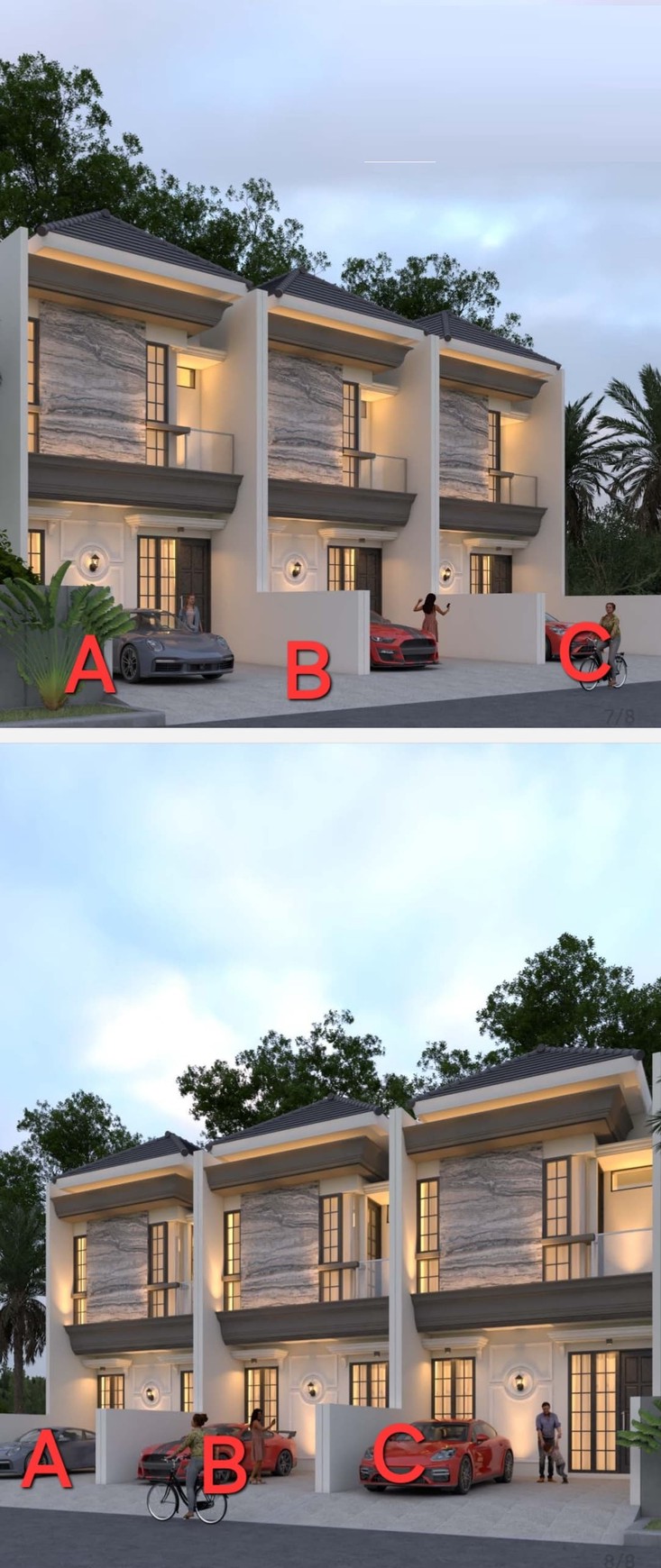 Dijual Rumah 2 lantai di Baruk Barat Surabaya