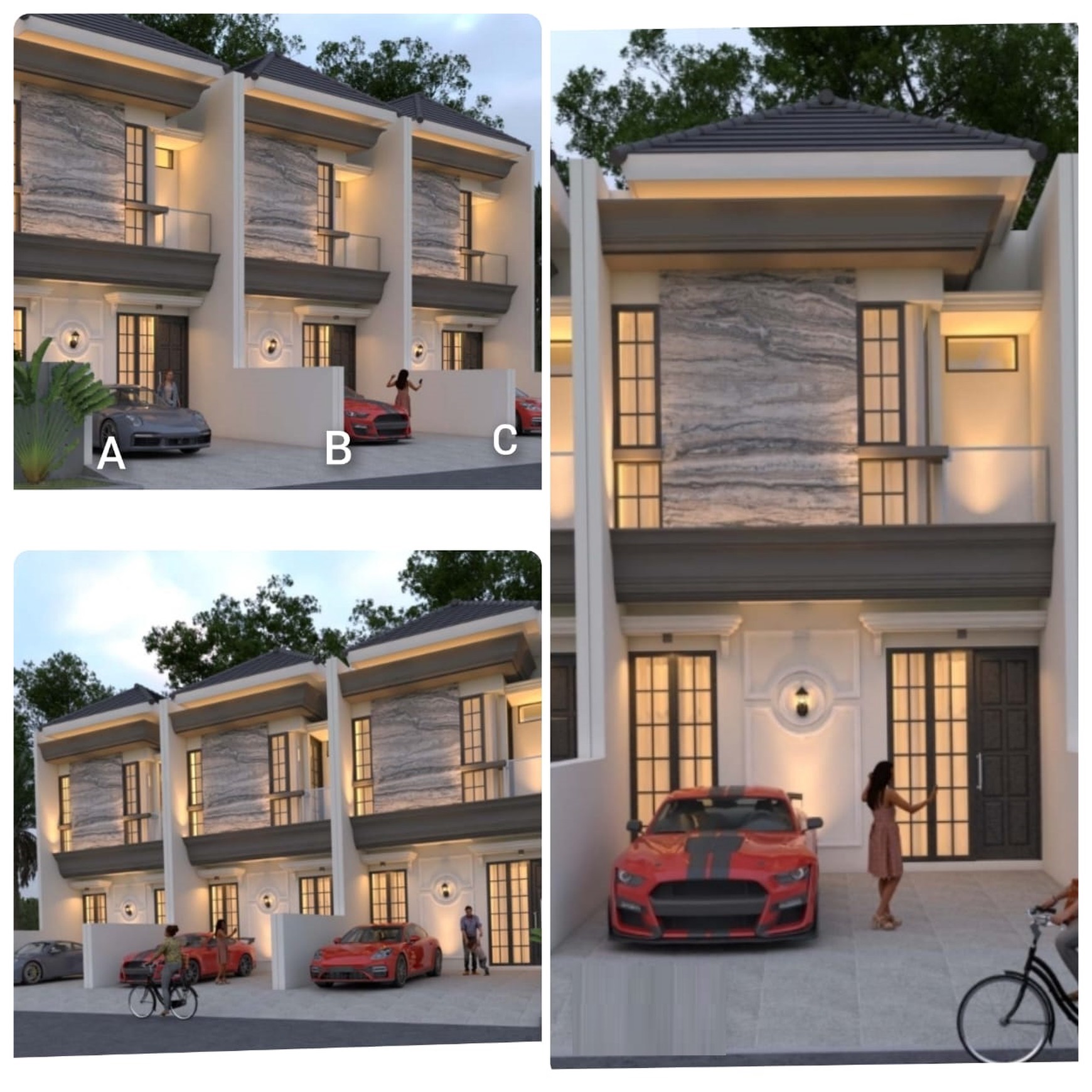 Dijual Rumah Baru di Taman Pondok Indah Wiyung Indah Surabaya