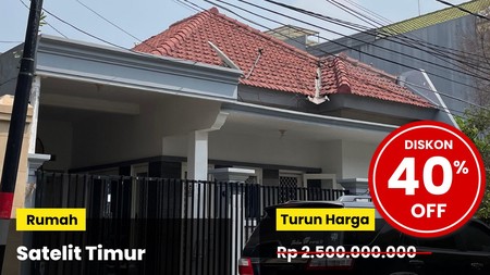 Dijual Rumah Strategis di Jalan Satelit Timur Surabaya Barat