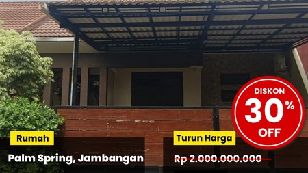 Dijual Rumah Murah di Palm Spring Jambangan Surabaya