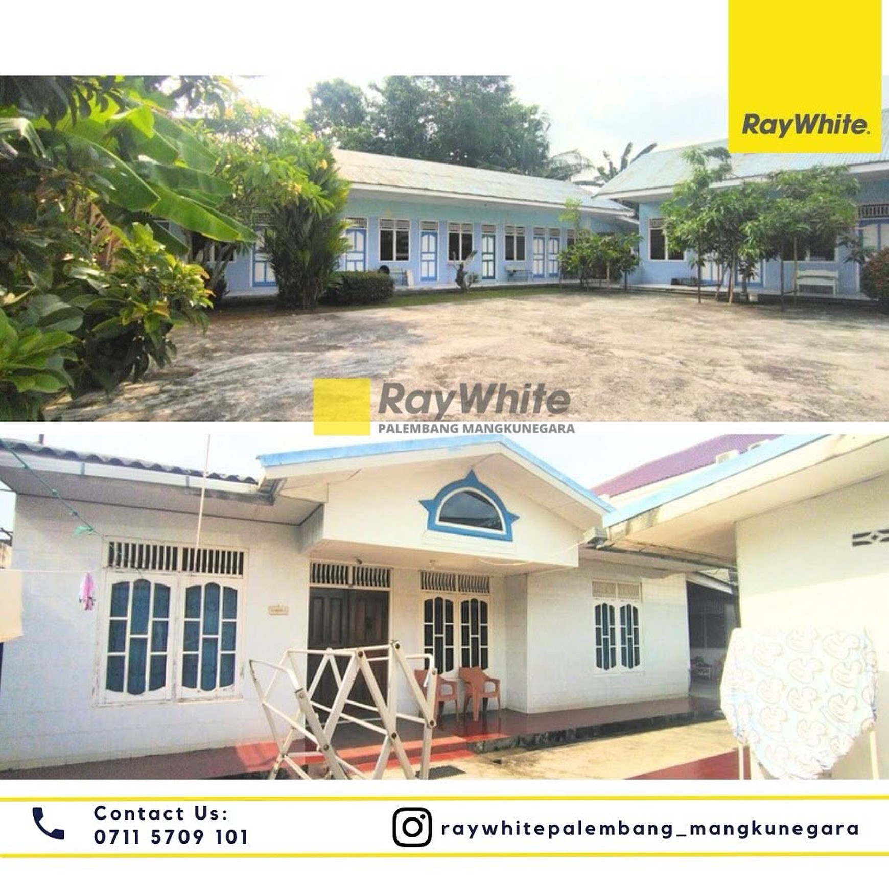 Dijual Cepat Rumah + Kos-Kos'an di Jl Bangau Kota Palembang