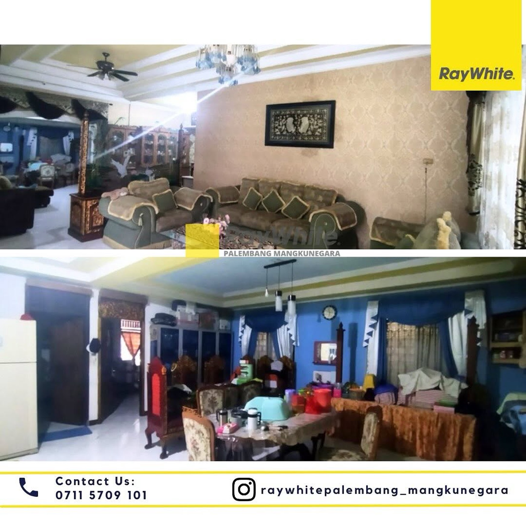 Dijual Cepat Rumah + Kos-Kos'an di Jl Bangau Kota Palembang