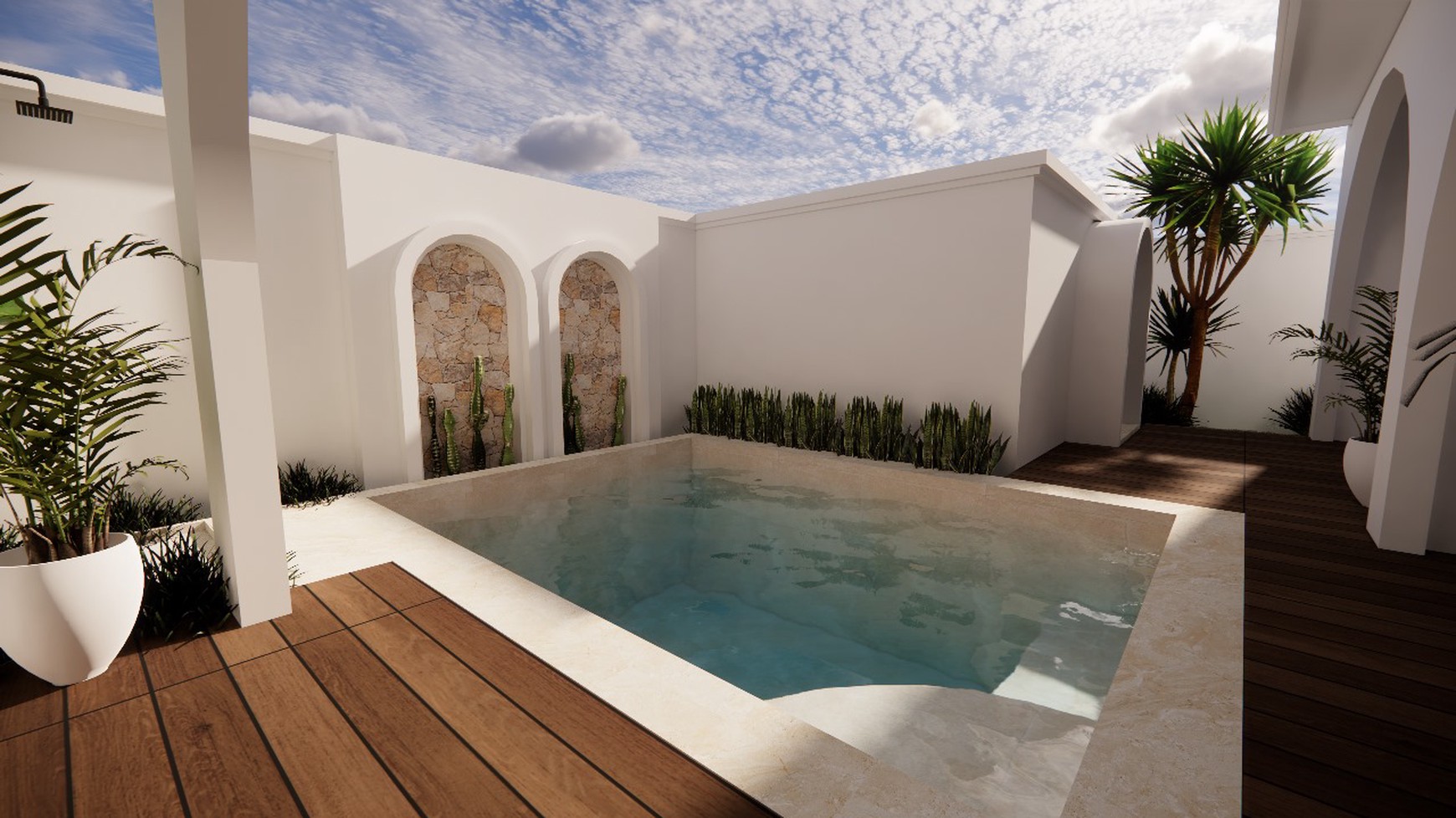 For Sale Freehold - Brand new modern cozy villa 3 bedrooms  in quiet spot Buduk , Bali
