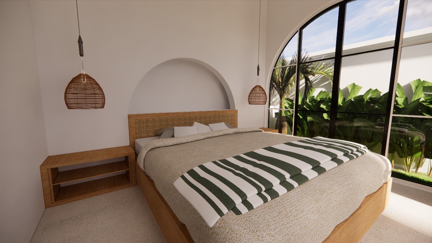 For Sale Freehold - Brand new modern cozy villa 3 bedrooms  in quiet spot Buduk , Bali