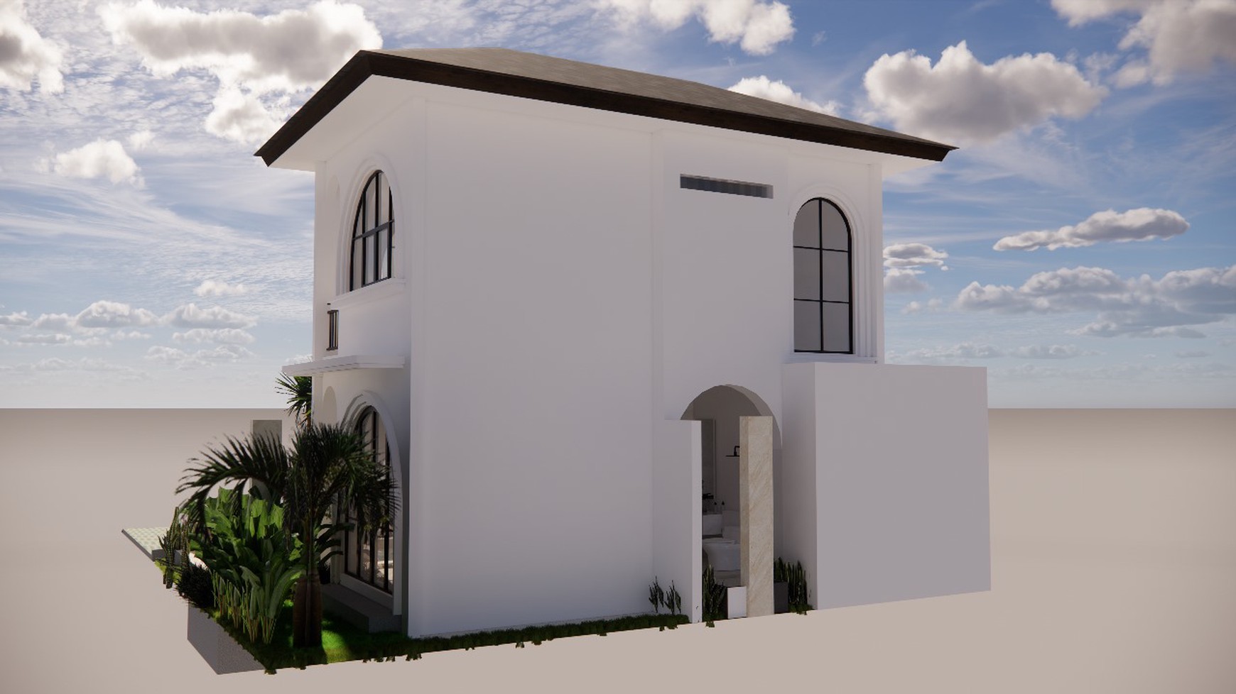 For Sale Freehold - Brand new modern cozy villa 3 bedrooms  in quiet spot Buduk , Bali
