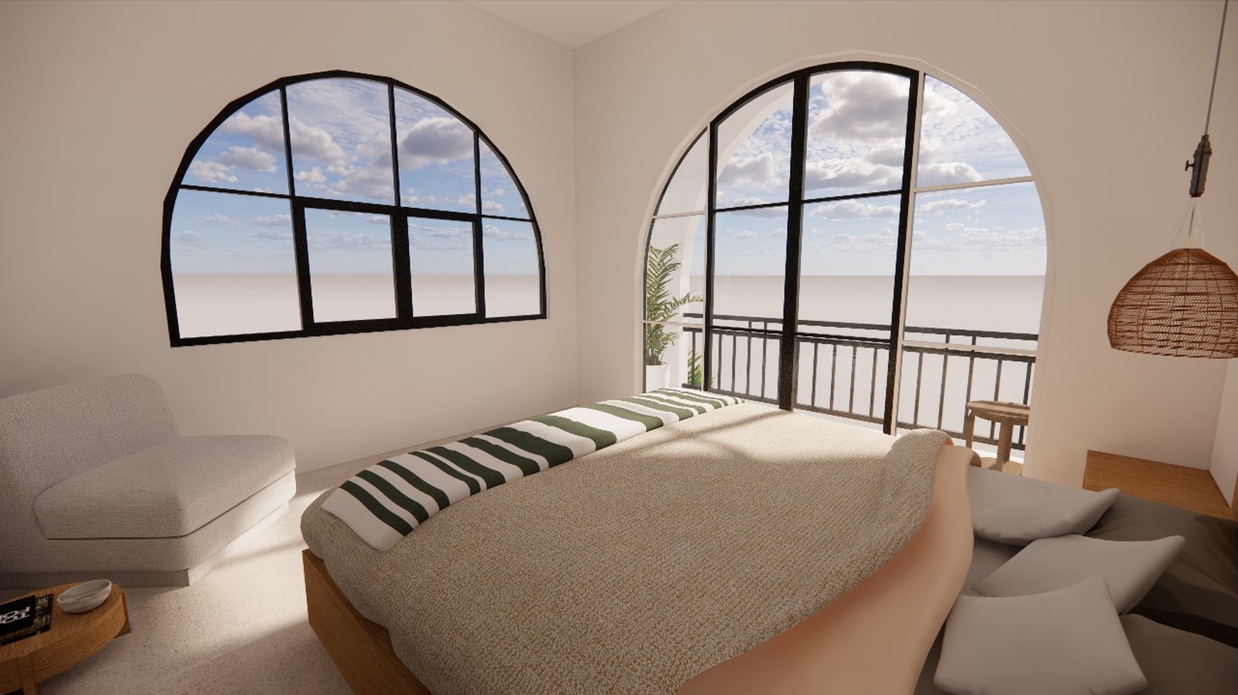 For Sale Freehold - Brand new modern cozy villa 3 bedrooms  in quiet spot Buduk , Bali