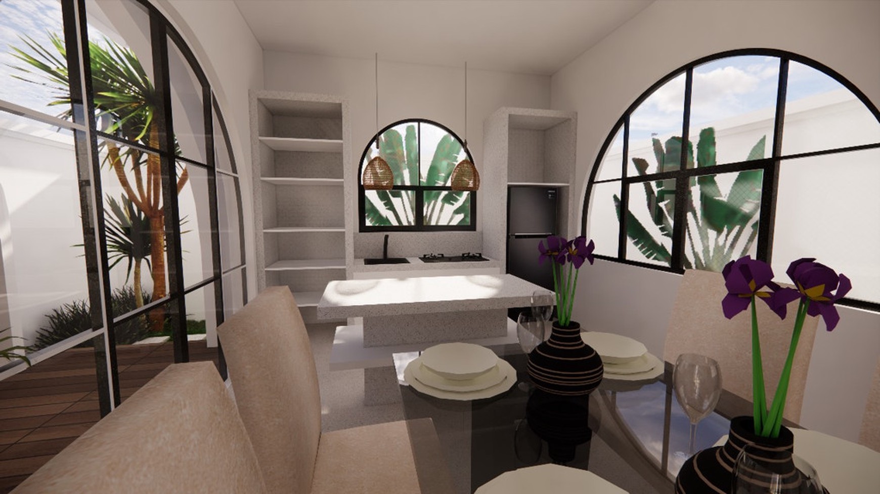 For Sale Freehold - Brand new modern cozy villa 3 bedrooms in quiet spot Buduk , Bali