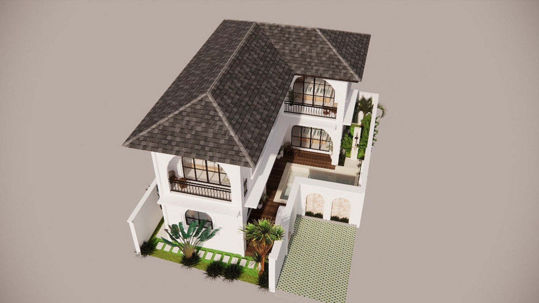 For Sale Freehold - Brand new modern cozy villa 3 bedrooms in quiet spot Buduk , Bali