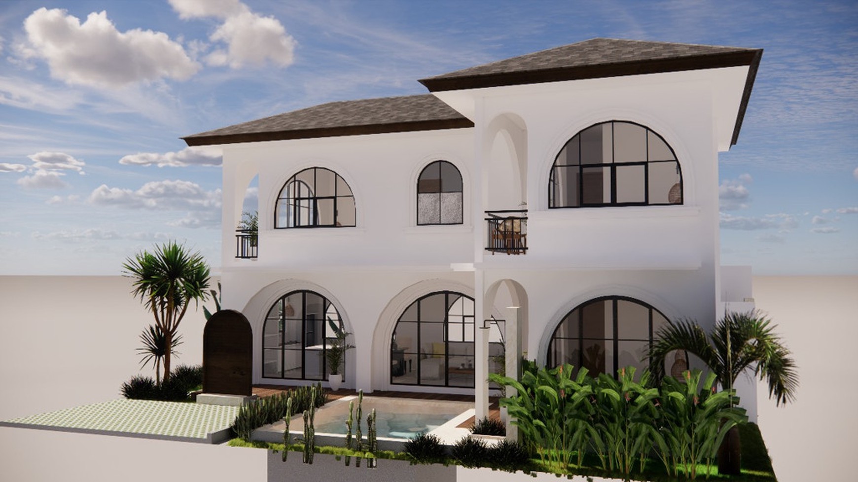 For Sale Freehold - Brand new modern cozy villa 3 bedrooms in quiet spot Buduk , Bali
