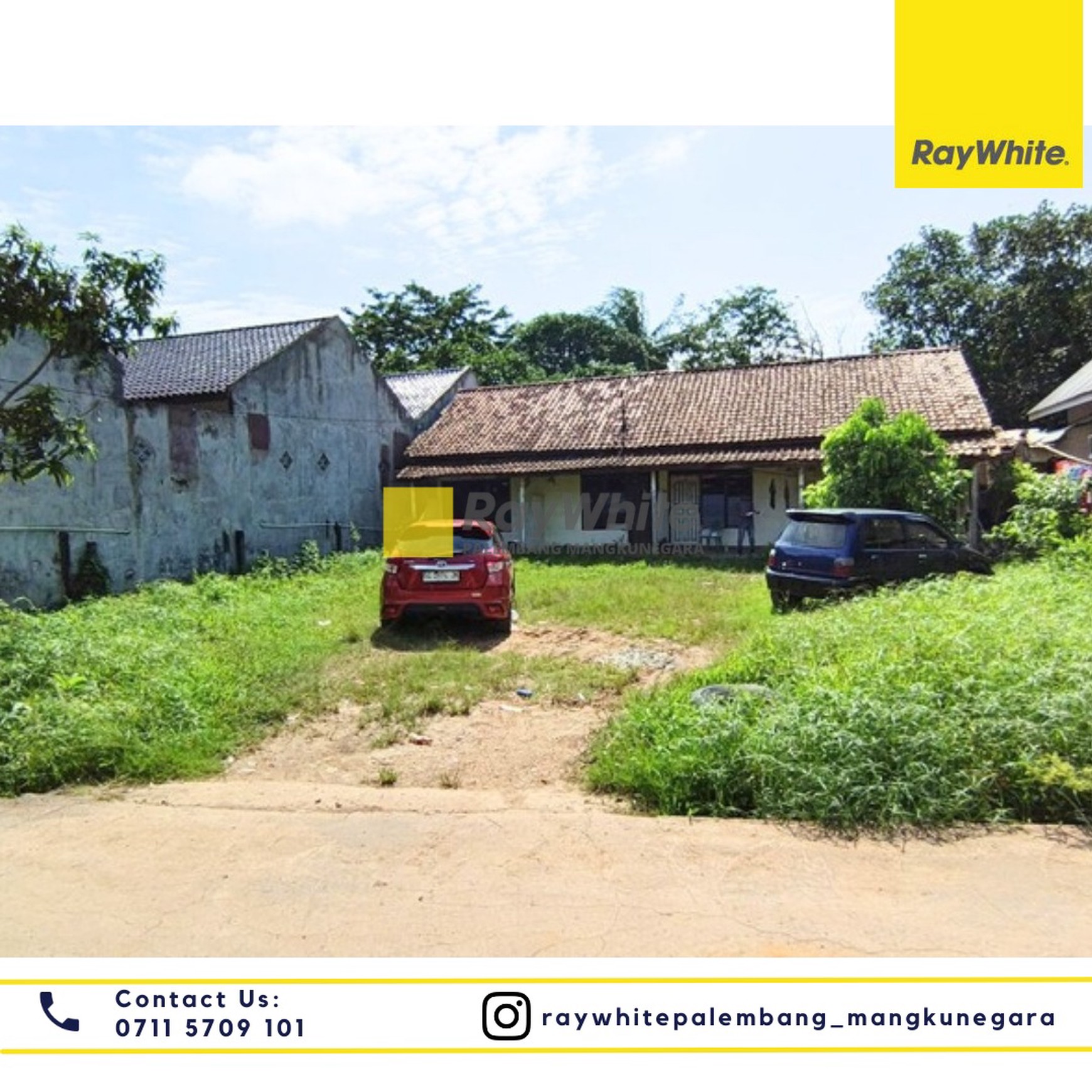DIJUAL TANAH + BANGUNAN LOKASI AREA STRATEGIS KOTA PALEMBANG