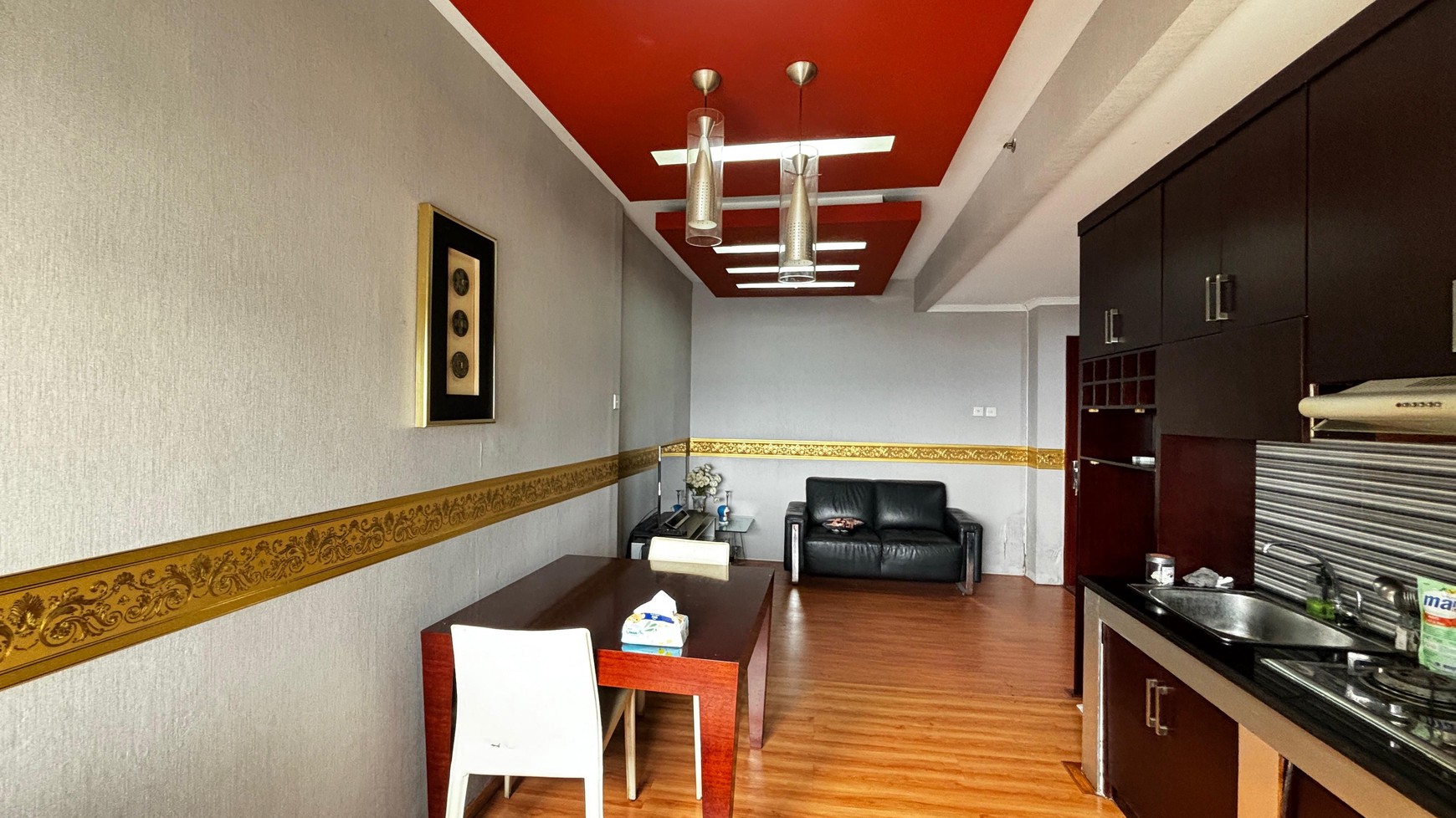 Apartemen Sudirman Park, Lt.19, 2BR, Dan  Fully Furnished