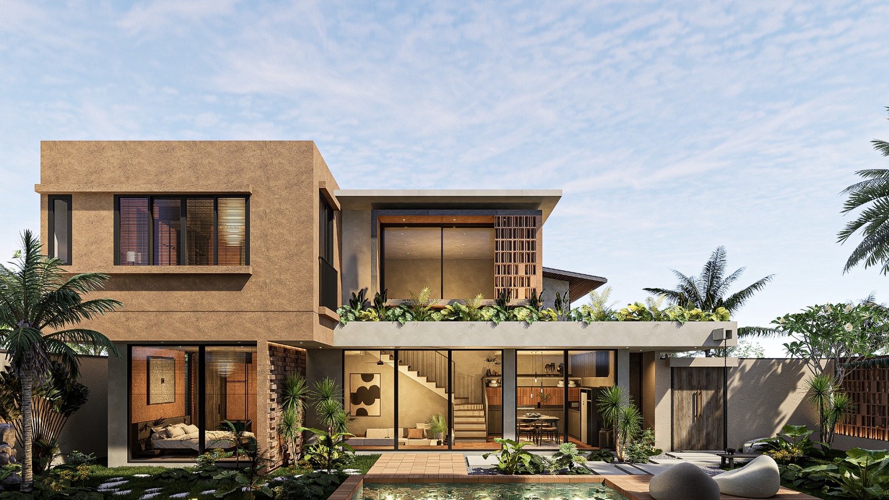 Brand New Villa Tropical Mewah 2 Lantai Di Tabanan Bali