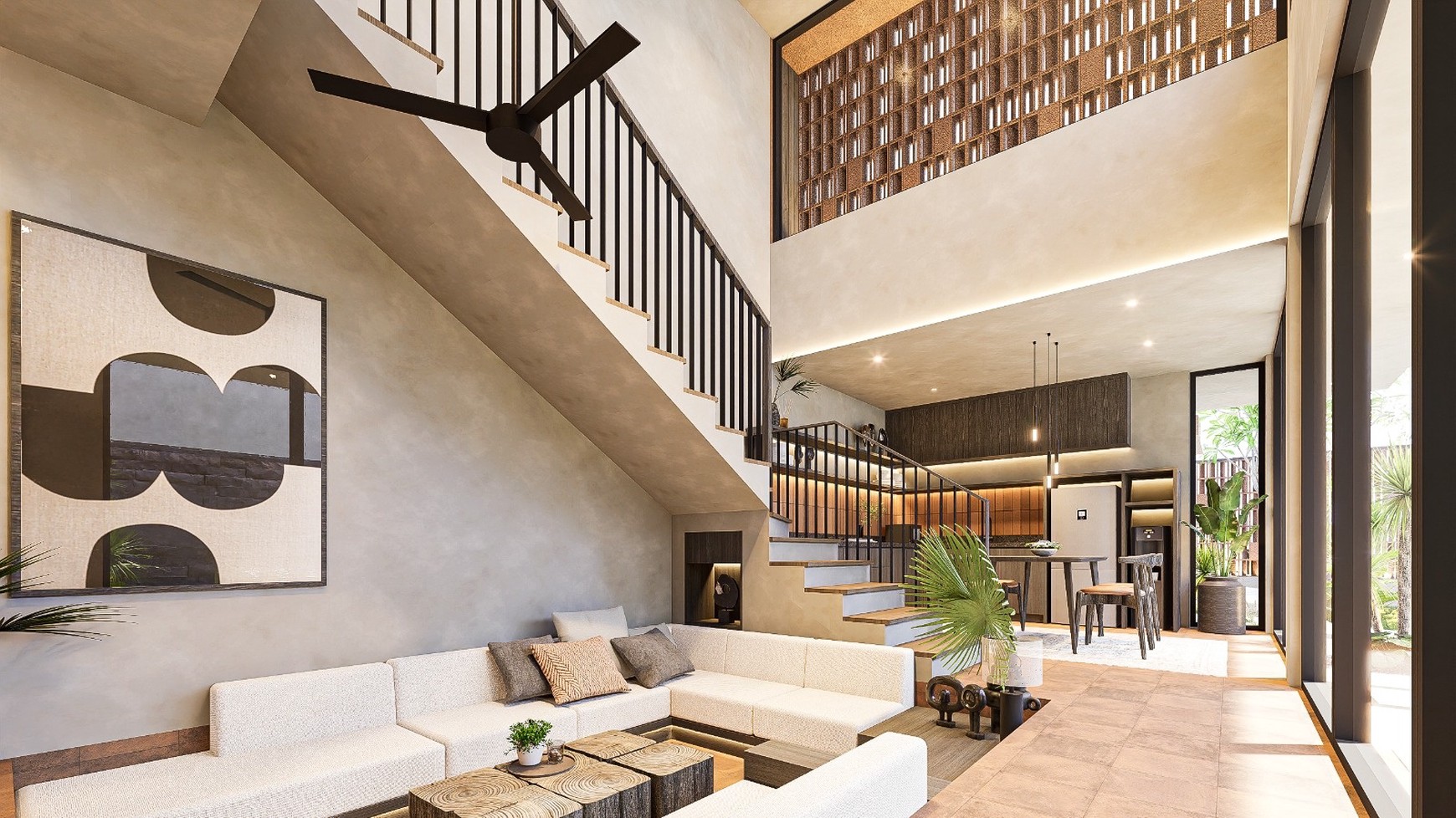 Brand New Villa Tropical Mewah 2 Lantai Di Tabanan Bali