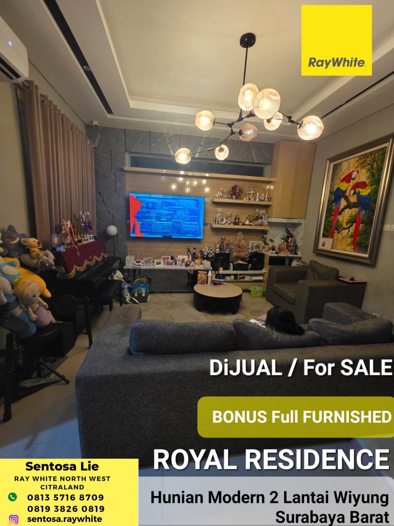 Murah Luas Rumah Royal Residence Full Furnished Dekat Citraland, Wisata Bukit Mas, Dian Istana