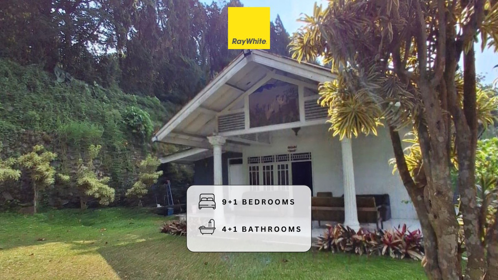 Disewakan Villa Puncak Siap Huni! Super Mewah dan Luas dengan View Panoramic Gunung di Cisarua, Jl Raya Puncak