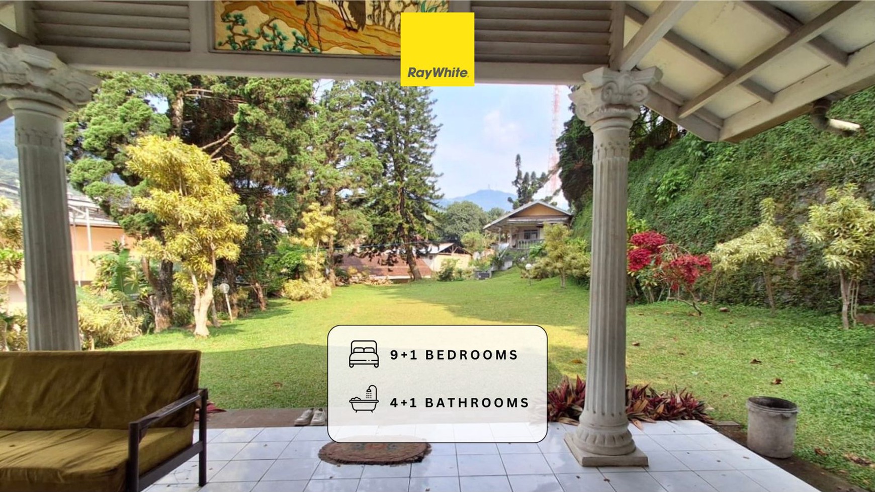 Disewakan Villa Puncak Siap Huni! Super Mewah dan Luas dengan View Panoramic Gunung di Cisarua, Jl Raya Puncak