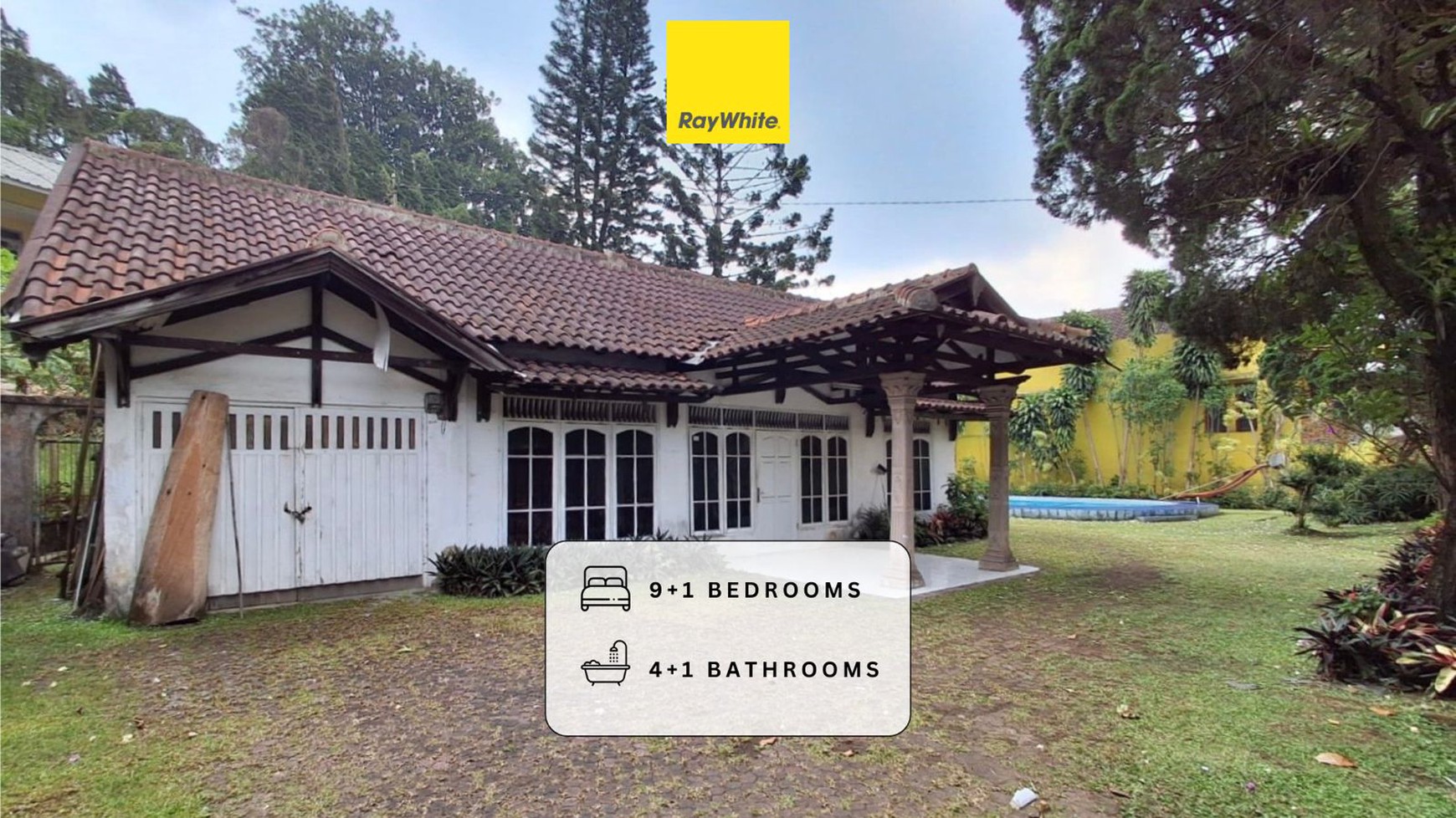 Disewakan Villa Puncak Siap Huni! Super Mewah dan Luas dengan View Panoramic Gunung di Cisarua, Jl Raya Puncak