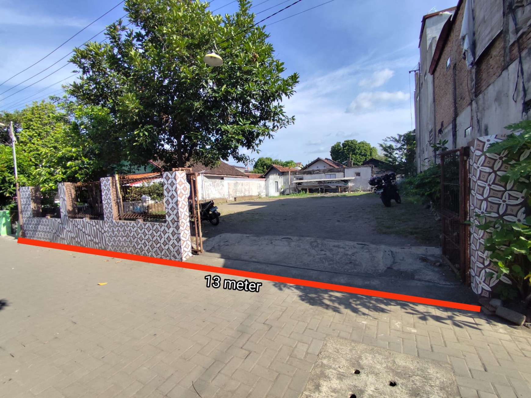 Tanah Pekarangan 317 Meter Persegi Dekat Swalayan Pamela, Warungboto, Umbulharjo, Yogyakarta