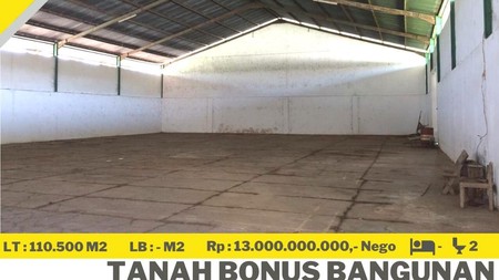 Dijual gudang murah di Natar
