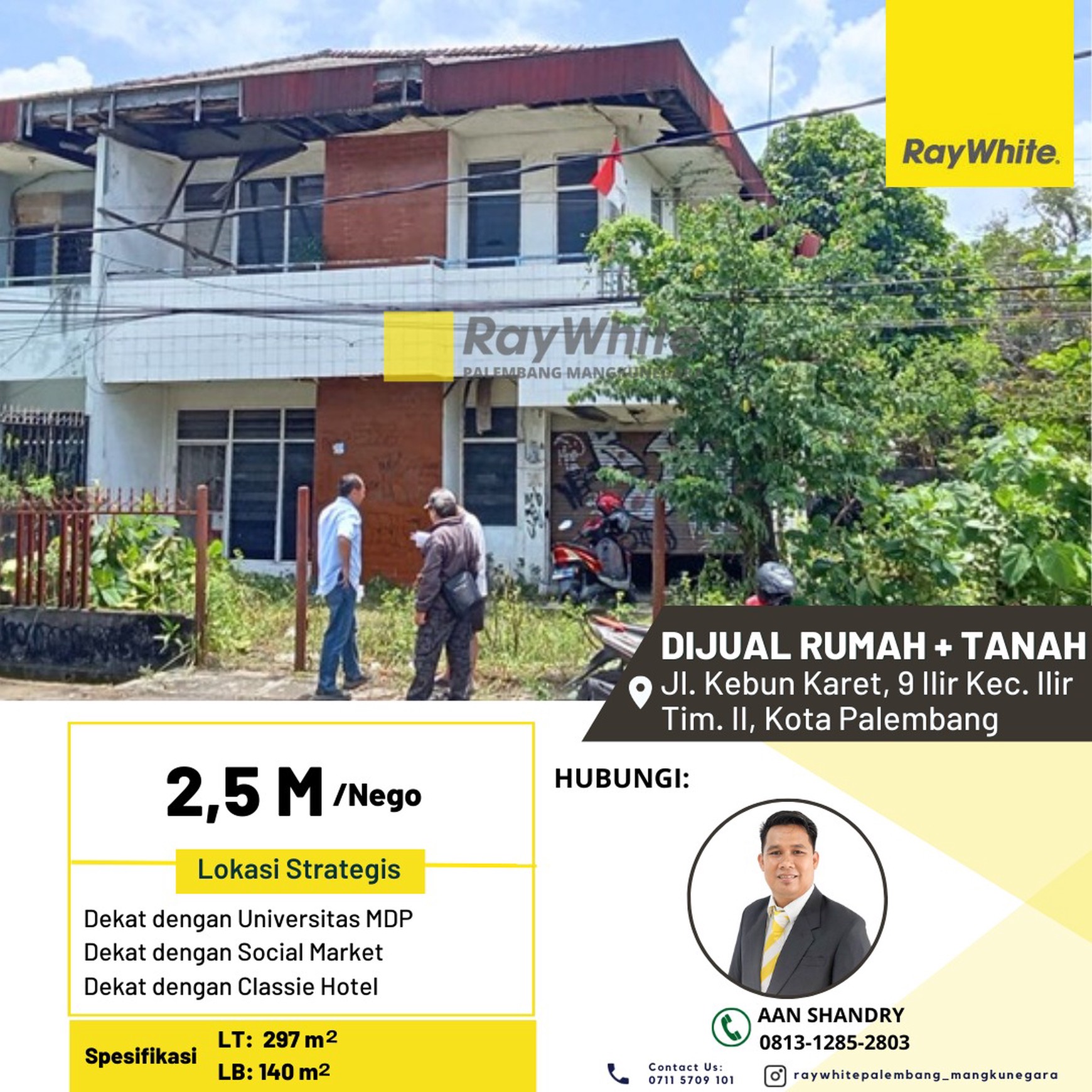 Jual Cepat Tanah + Bangunan