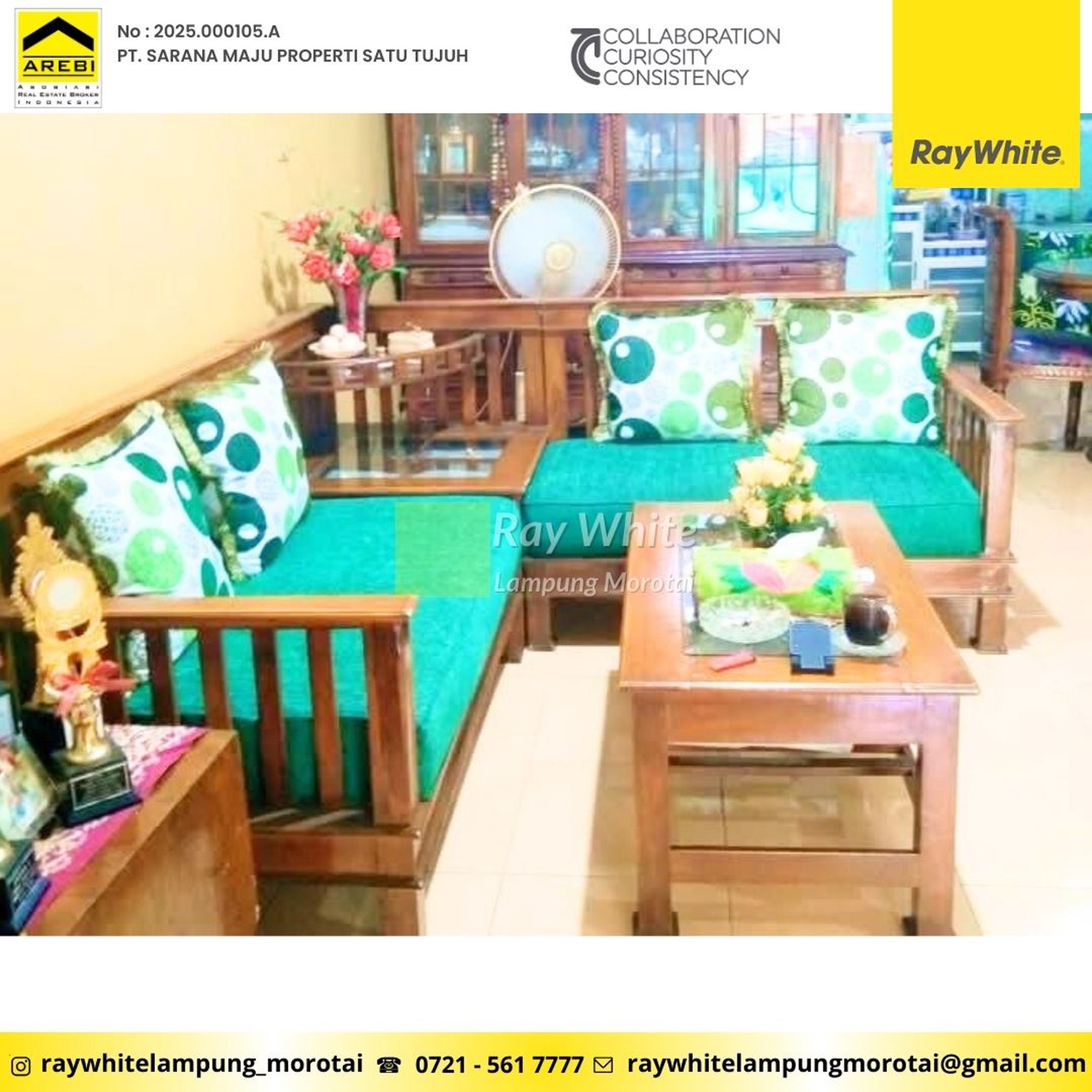 Dijual Rumah Perum Griya Sukarame