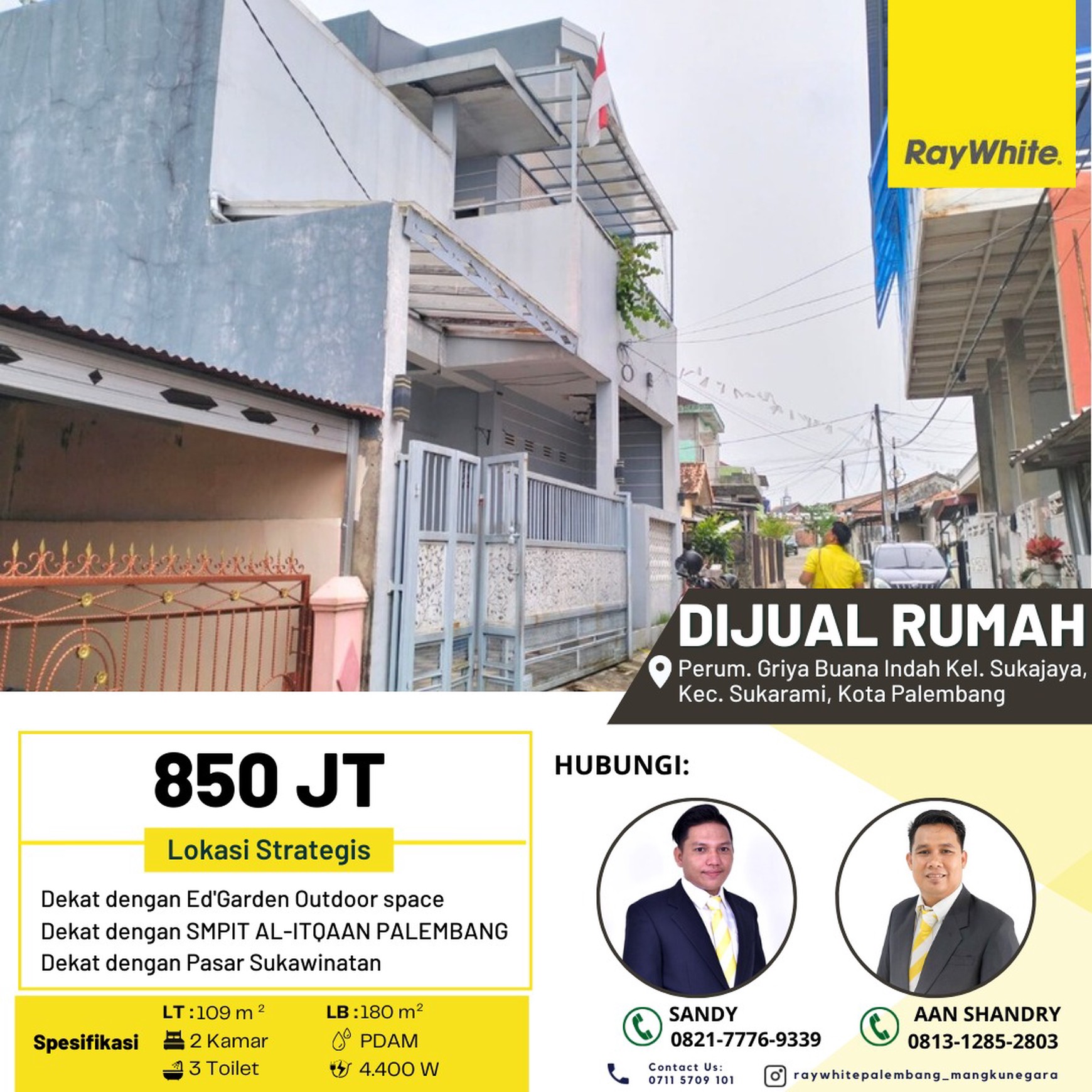 Dijual Rumah Murah di Palembang