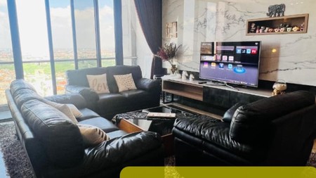 MURAH Disewakan Apartemen Voila Ciputra World Tipe 2 Bedroom Full Furnished Modern Mewah Spesial Private Balkony - Akses Mall Ciputra World Surabaya