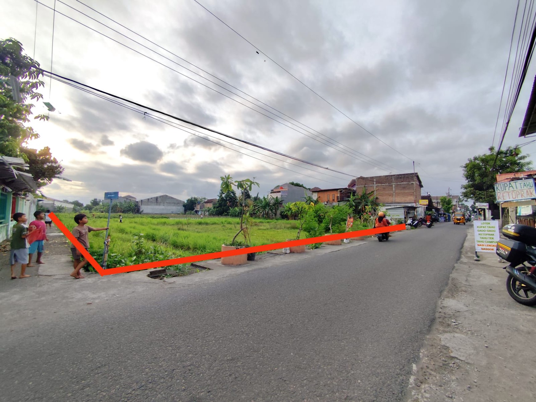 Tanah 1942 Meter Persegi Lokasi Dekat Kampus PGRI Ngestiharjo, Kasihan, Bantul