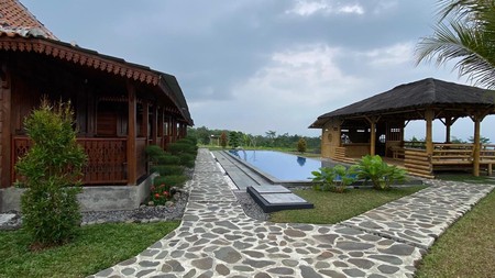Miliki Investasi Villa Furnish 2511 Meter Persegi Dengan Pemandangan Pegunungan, Sukodadi, Bandung, Magelang