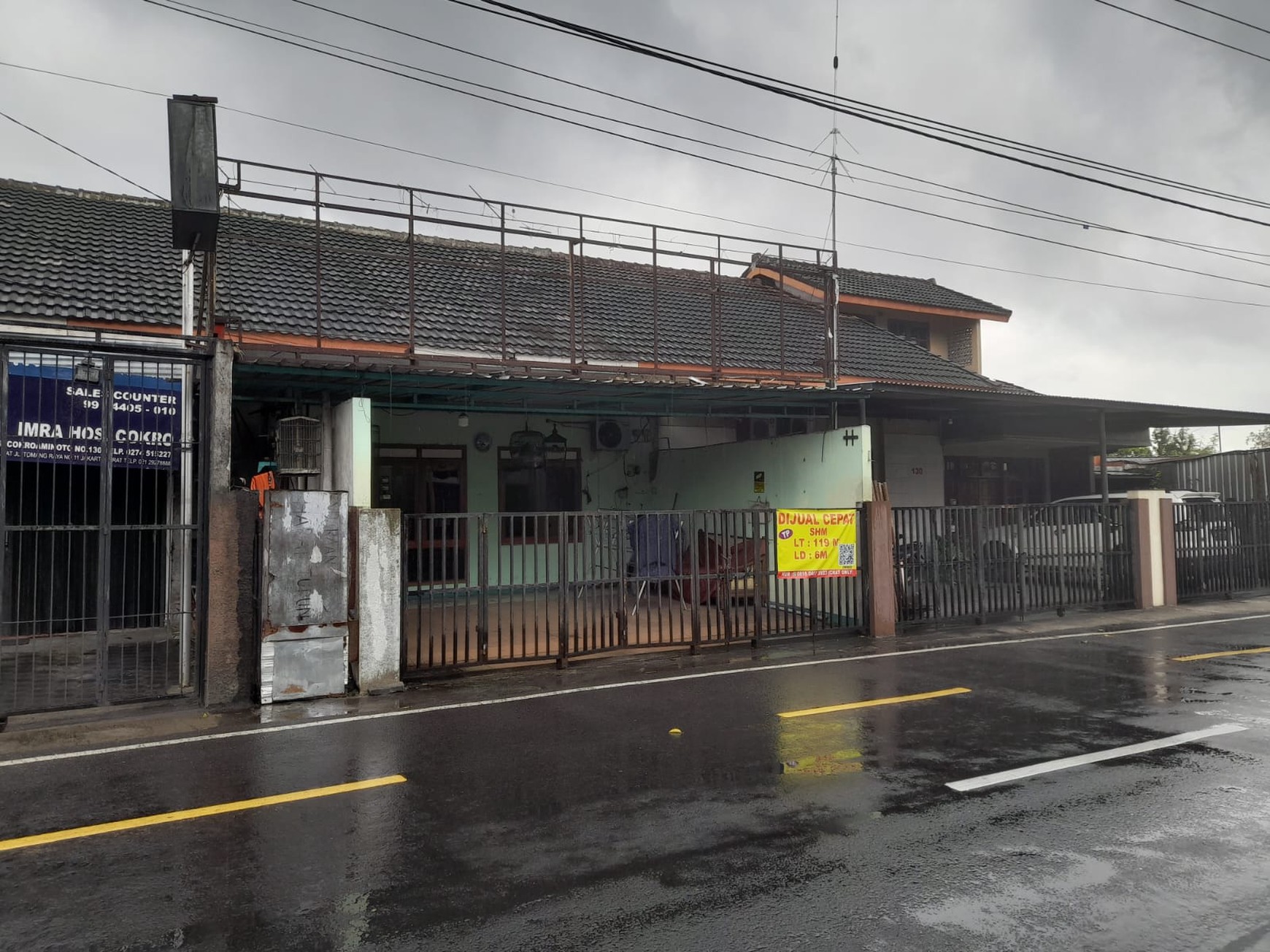 Rumah Tinggal Lokasi Strategis Dekat Kawasan Wisata Malioboro 