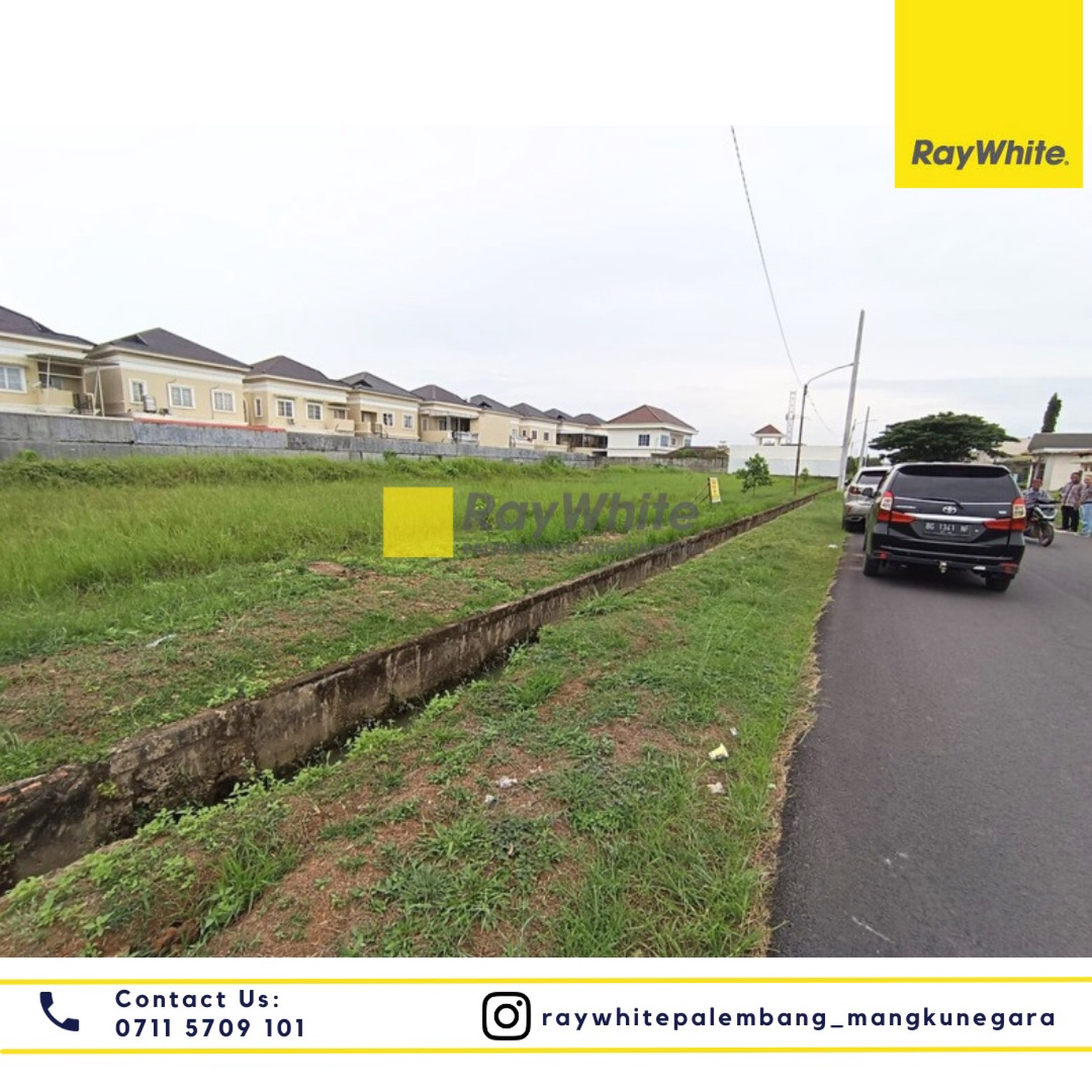 Dijual Tanah di Di depan Cluster Cassandra, OPI Regency Kel. 15 Ulu Kec. Sberang Ulu I, Kota Palembang