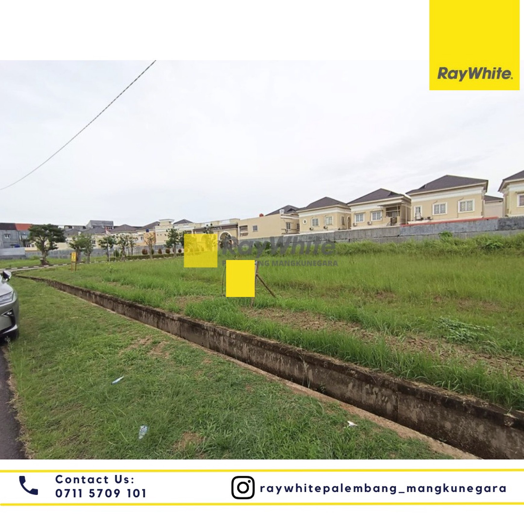 Dijual Tanah di Di depan Cluster Cassandra, OPI Regency Kel. 15 Ulu Kec. Sberang Ulu I, Kota Palembang