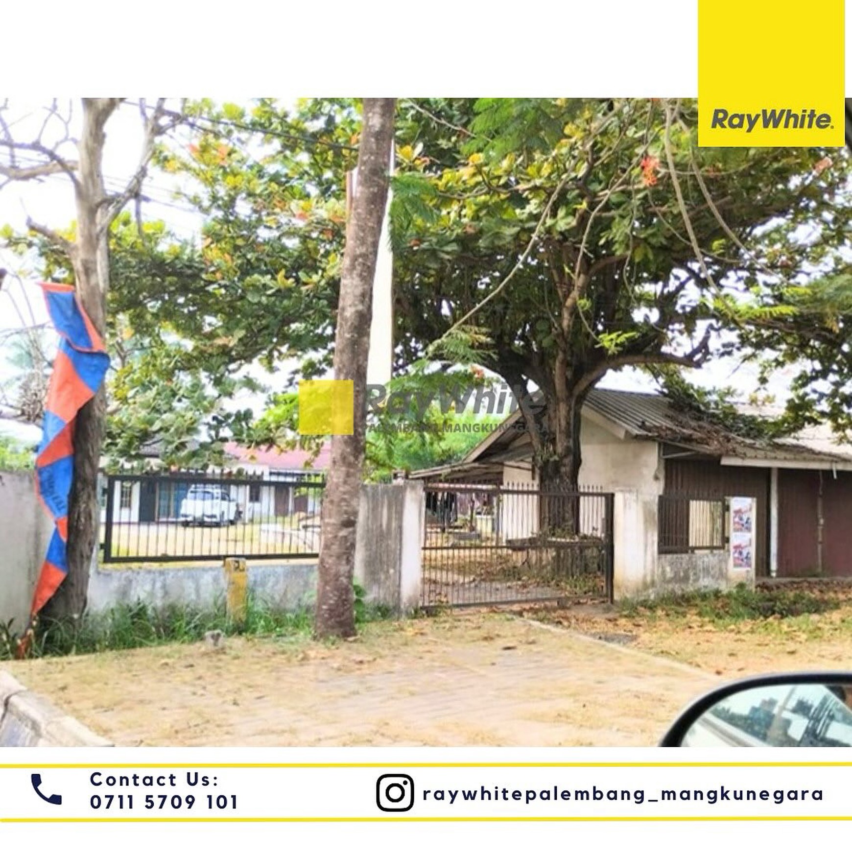 Dijual Tanah + Rumah di Jl. Tj. Api-Api Kel. Kebun Bunga Kec. Sukarami, Kota Palembang