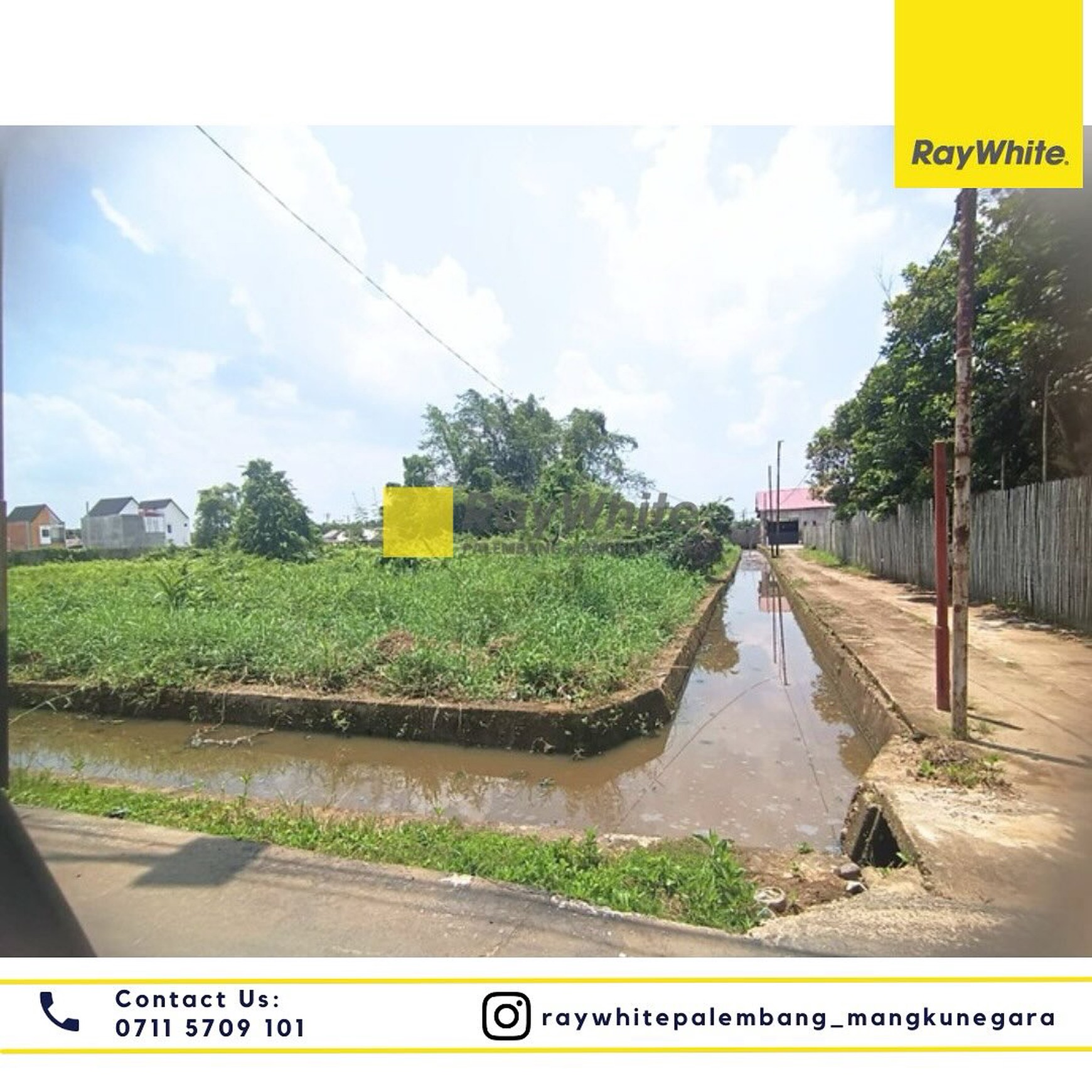 Dijual Tanah di Jl. Tj. Api-Api Lr. Bambu Kuning Kel. Kebun Bunga, Kec. Sukarami, Kota Palembang
