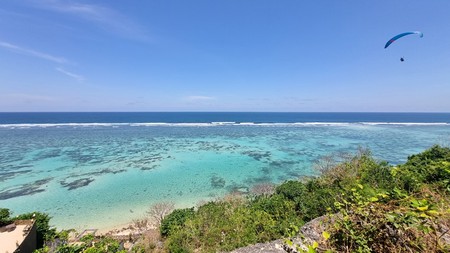 For Sale Cliff Beachfront Land In Nusa Dua Area