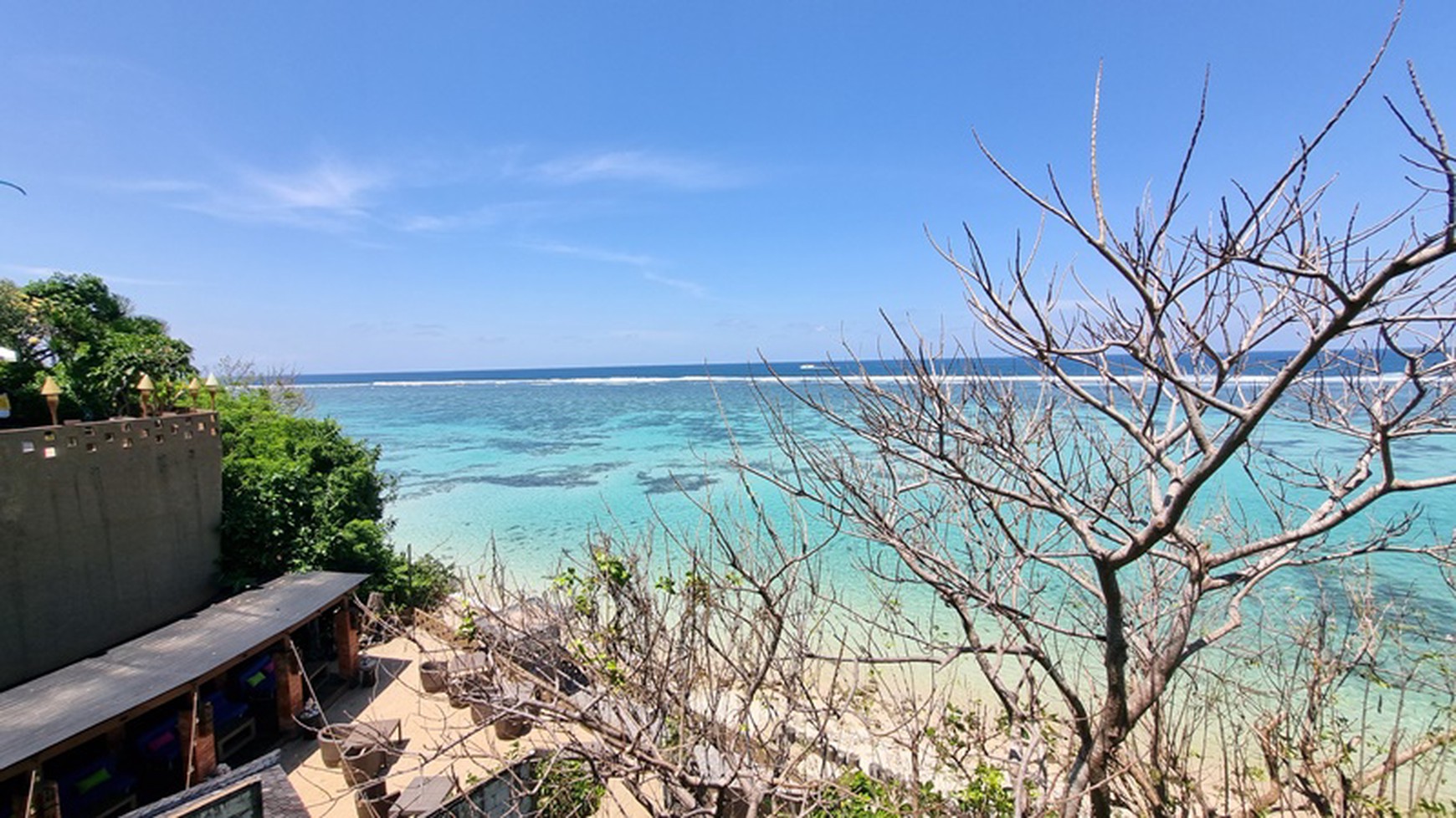 For Sale Cliff Beachfront Land In Nusa Dua Area