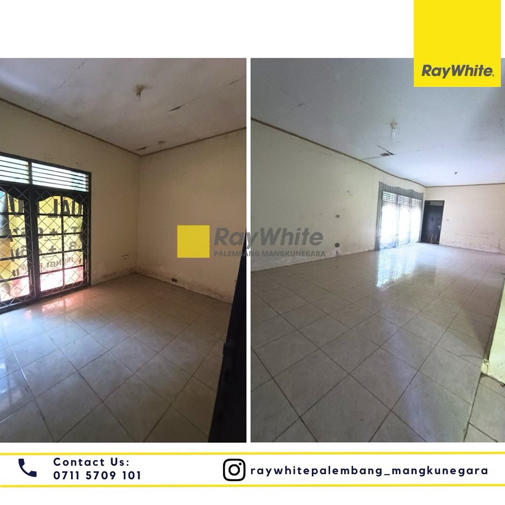 Disewakan Rumah + Tanah di Jl. PHDM XIII Kel. Kalidoni Kec. Kalidoni, Kota Palembang