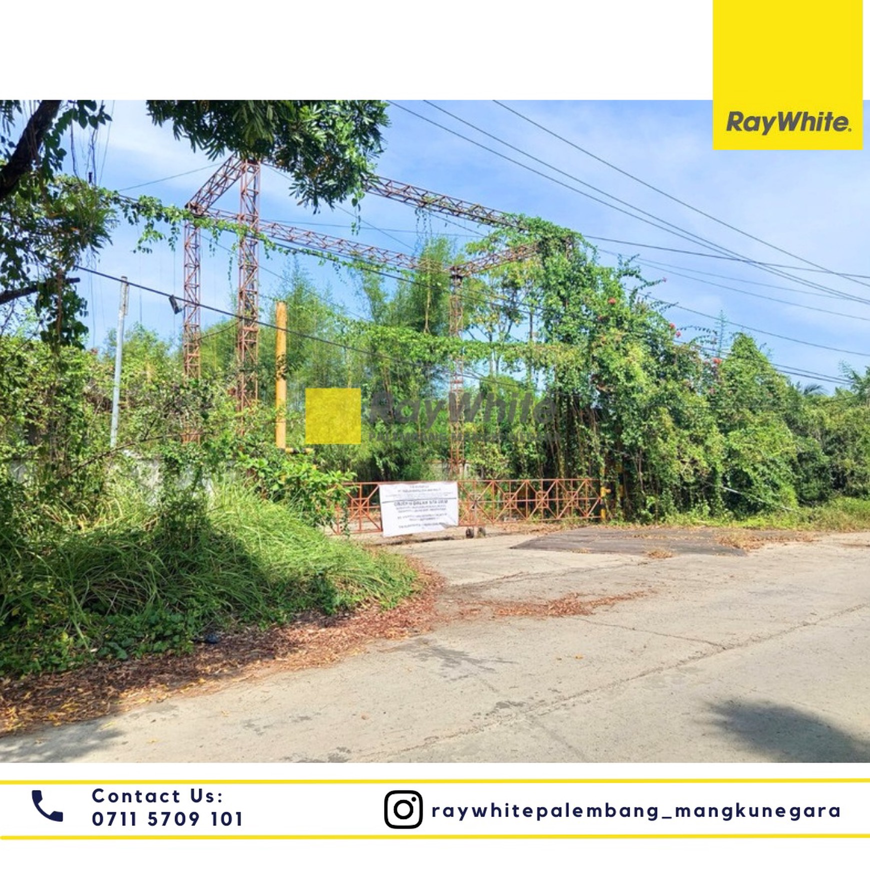 Tanah dan Pabrik dekat Sungai Musi Palembang