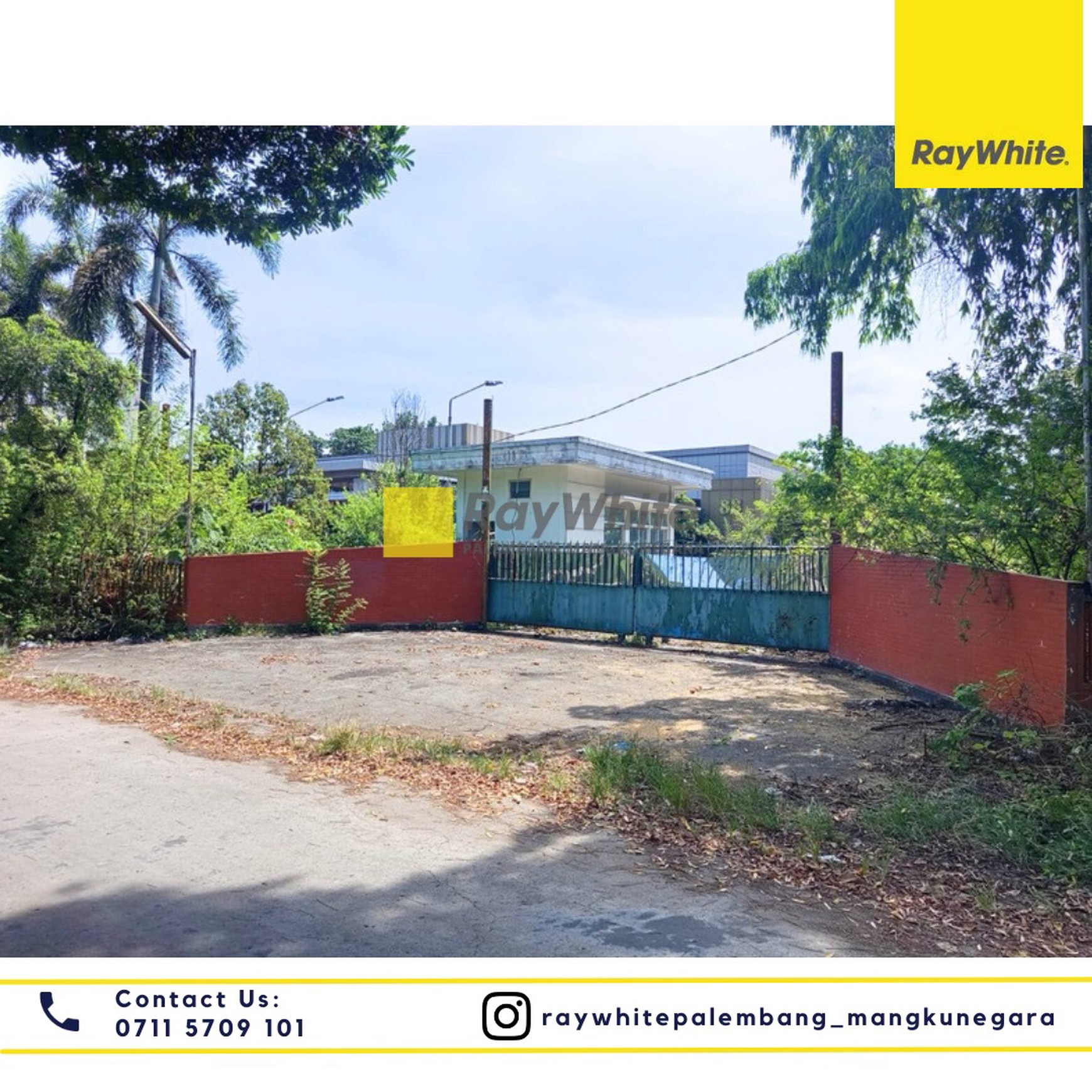 Tanah dan Pabrik dekat Sungai Musi Palembang