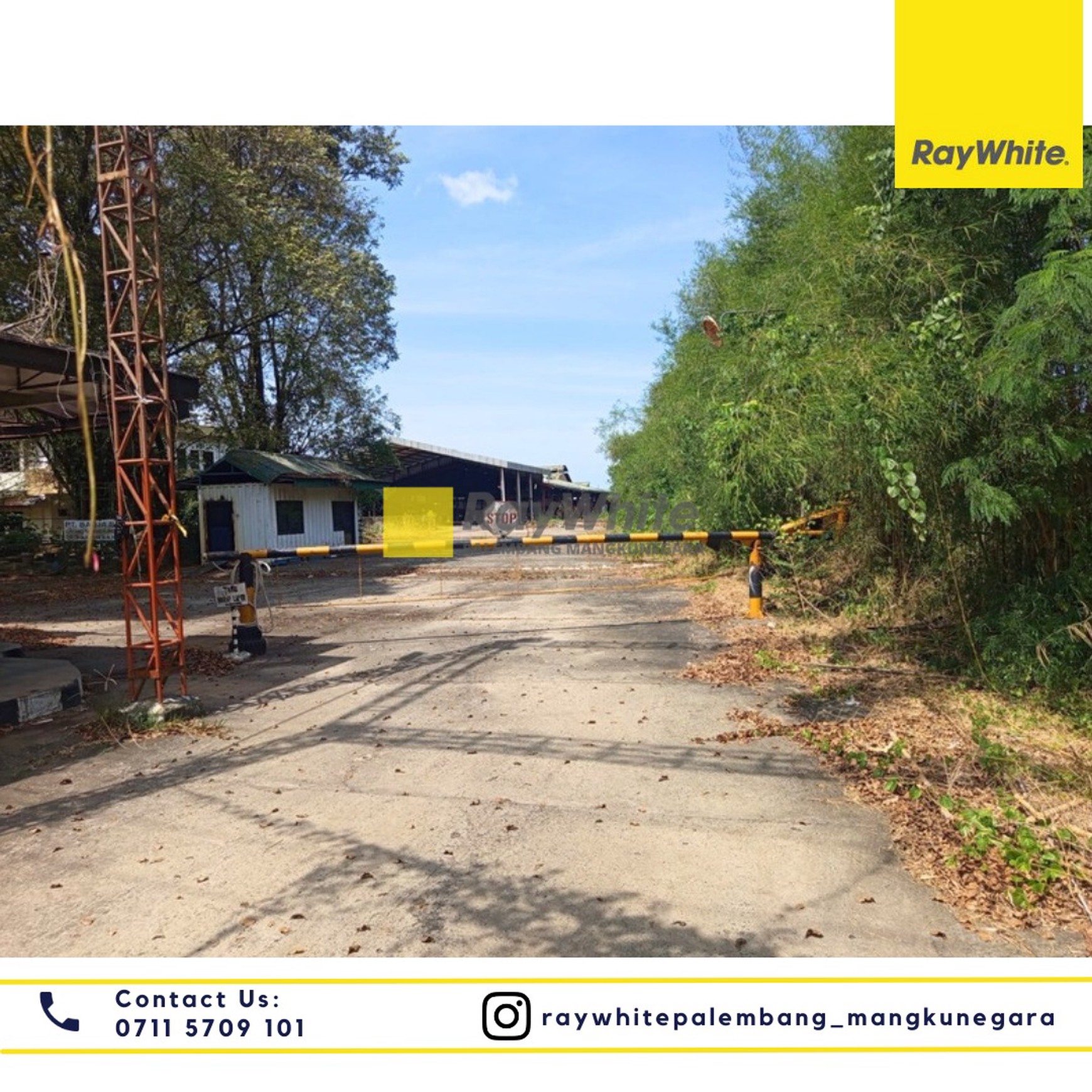 Tanah dan Pabrik dekat Sungai Musi Palembang