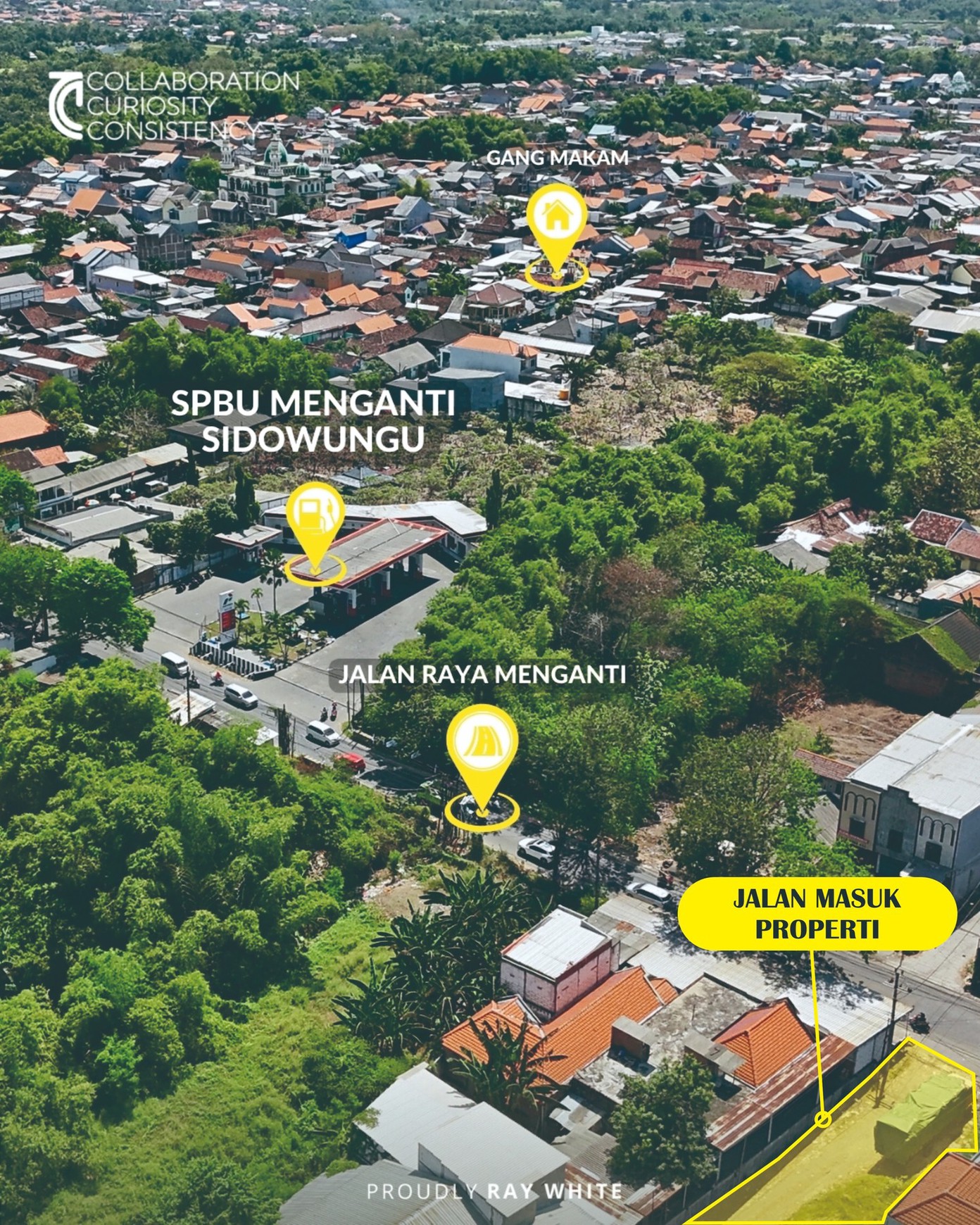 Jual Tanah + Gudang Murah Termurah Di Menangti Gresik dekat tol Surabaya Porong