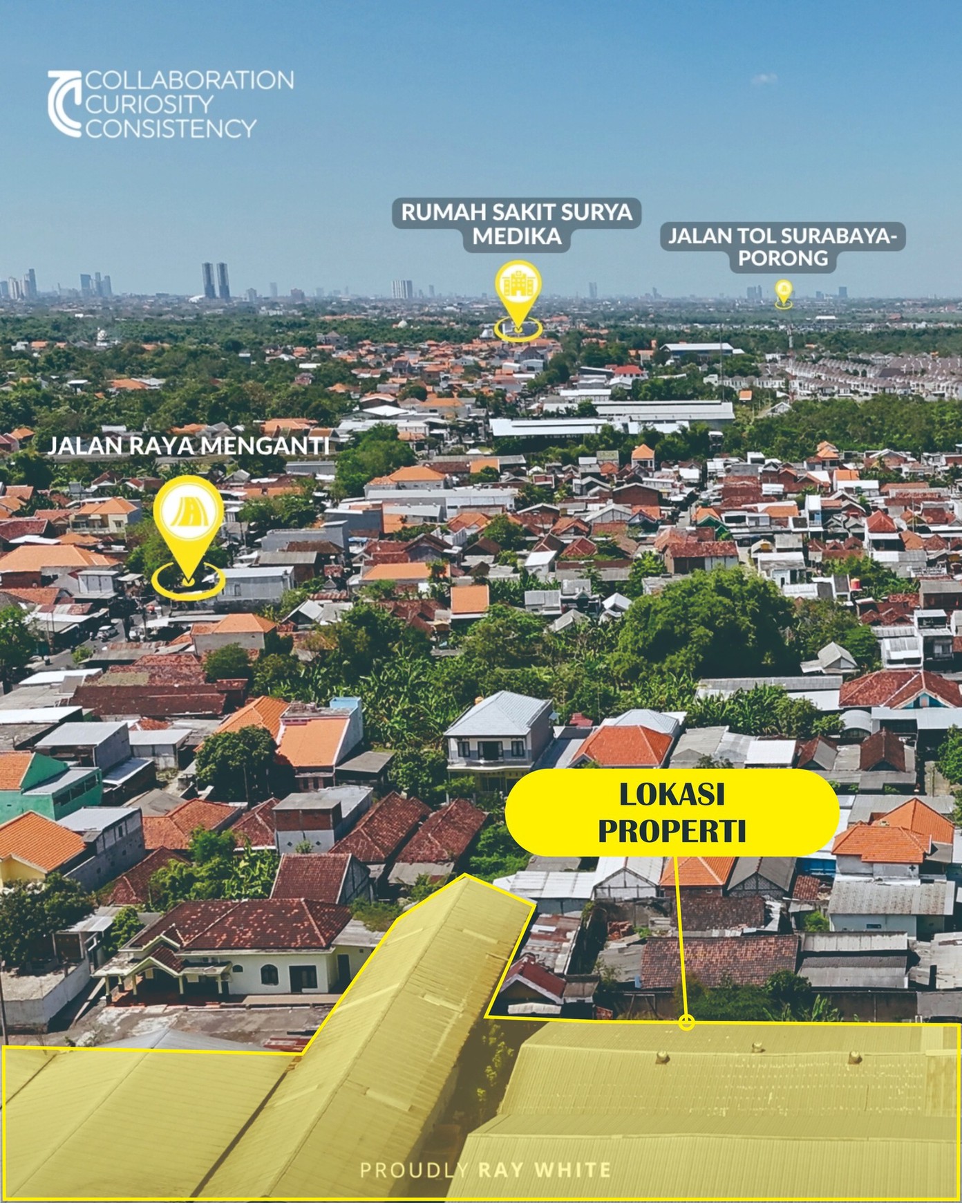 Jual Tanah + Gudang Murah Termurah Di Menangti Gresik dekat tol Surabaya Porong