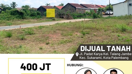 TANAH JUAL MURAH PALEMBANG KOTA 